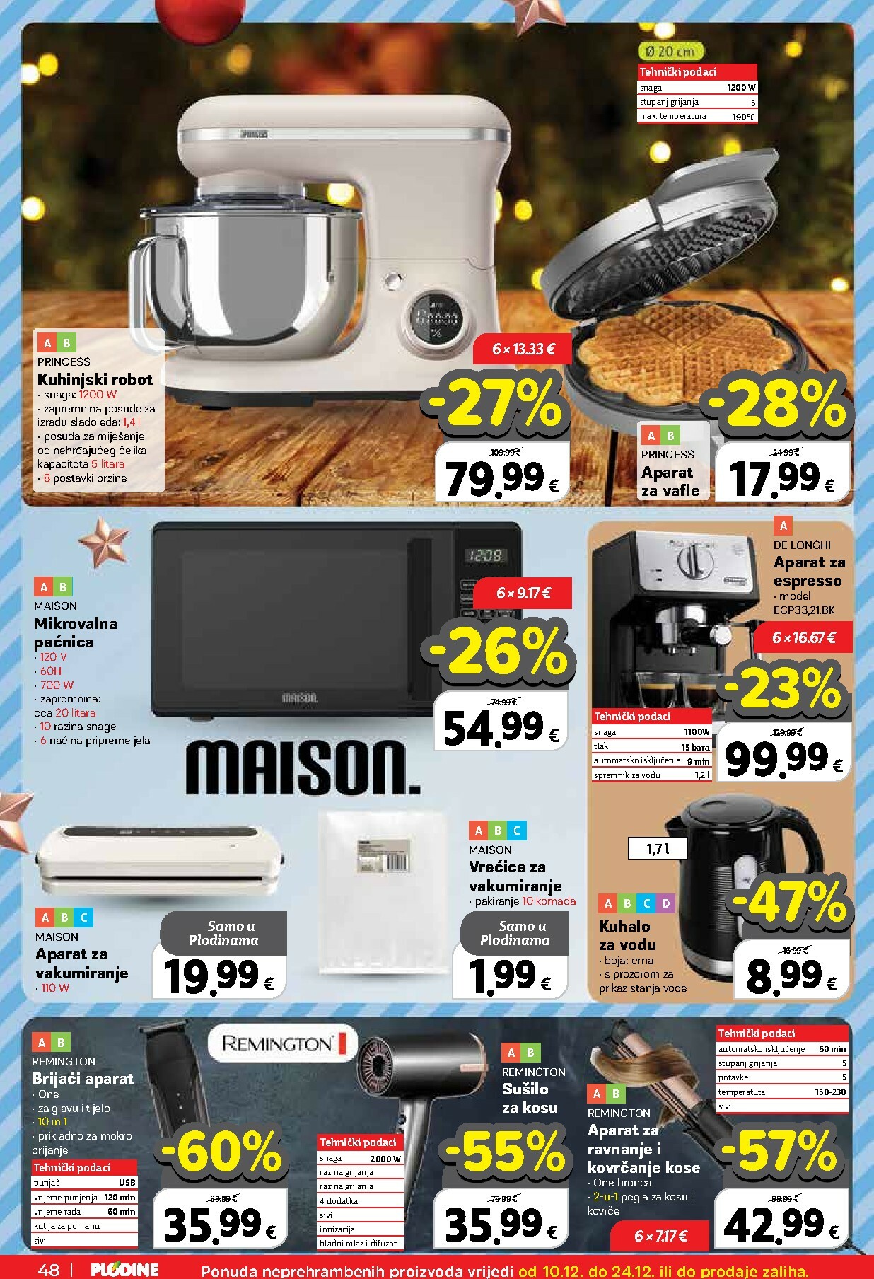 plodine - Prelistajte katalog Plodine, vrijedi od 10.12. do 16.12. - page: 48