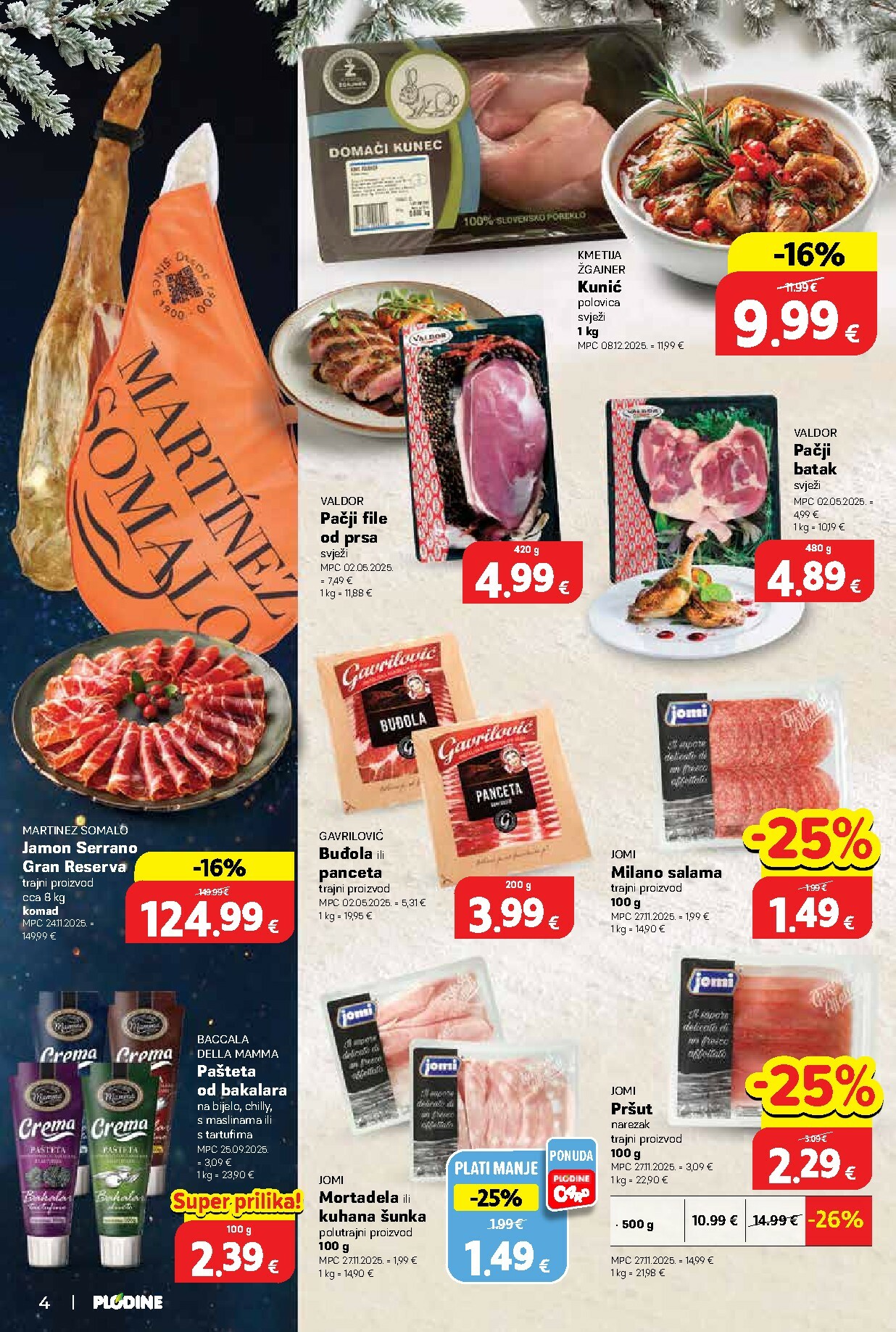 plodine - Prelistajte katalog Plodine, vrijedi od 10.12. do 16.12. - page: 4