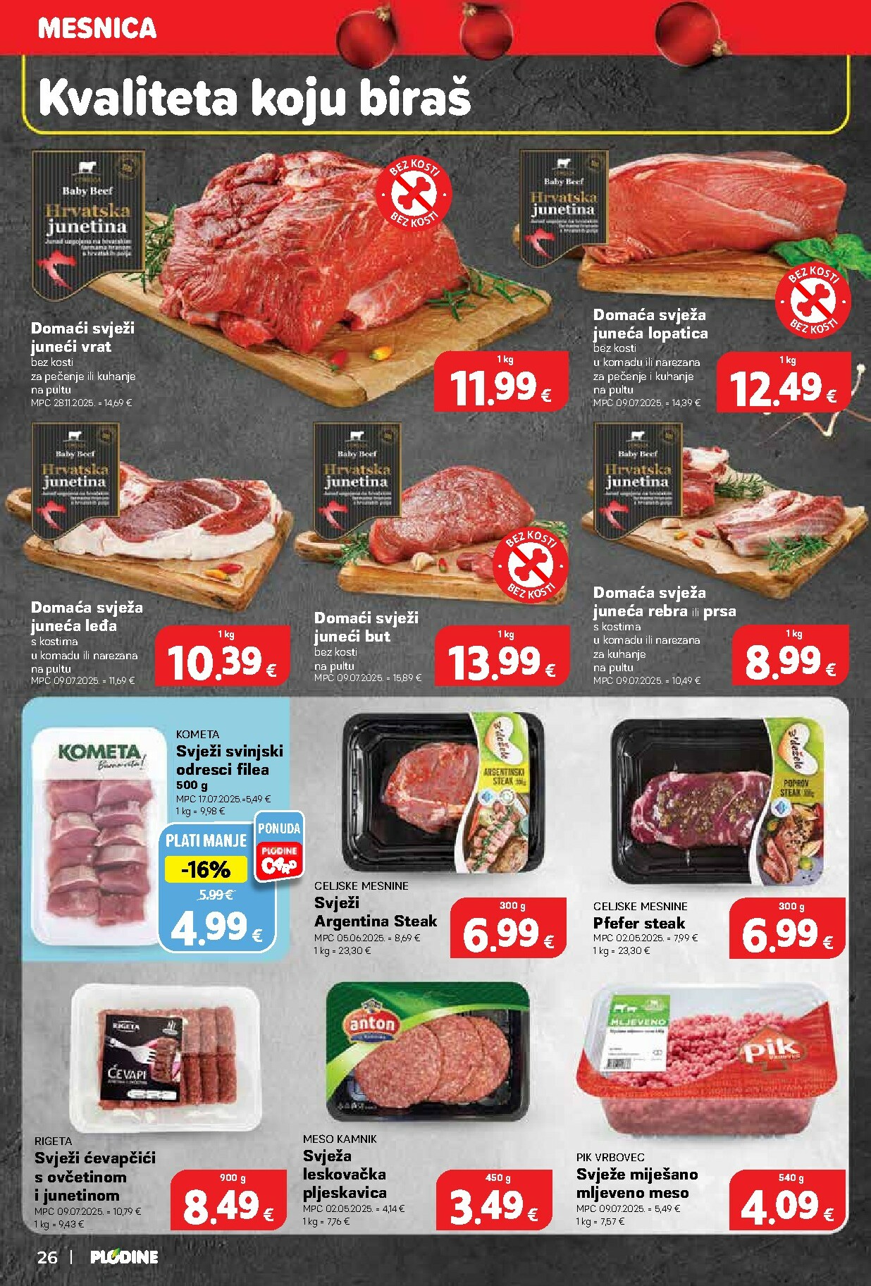plodine - Prelistajte katalog Plodine, vrijedi od 10.12. do 16.12. - page: 26