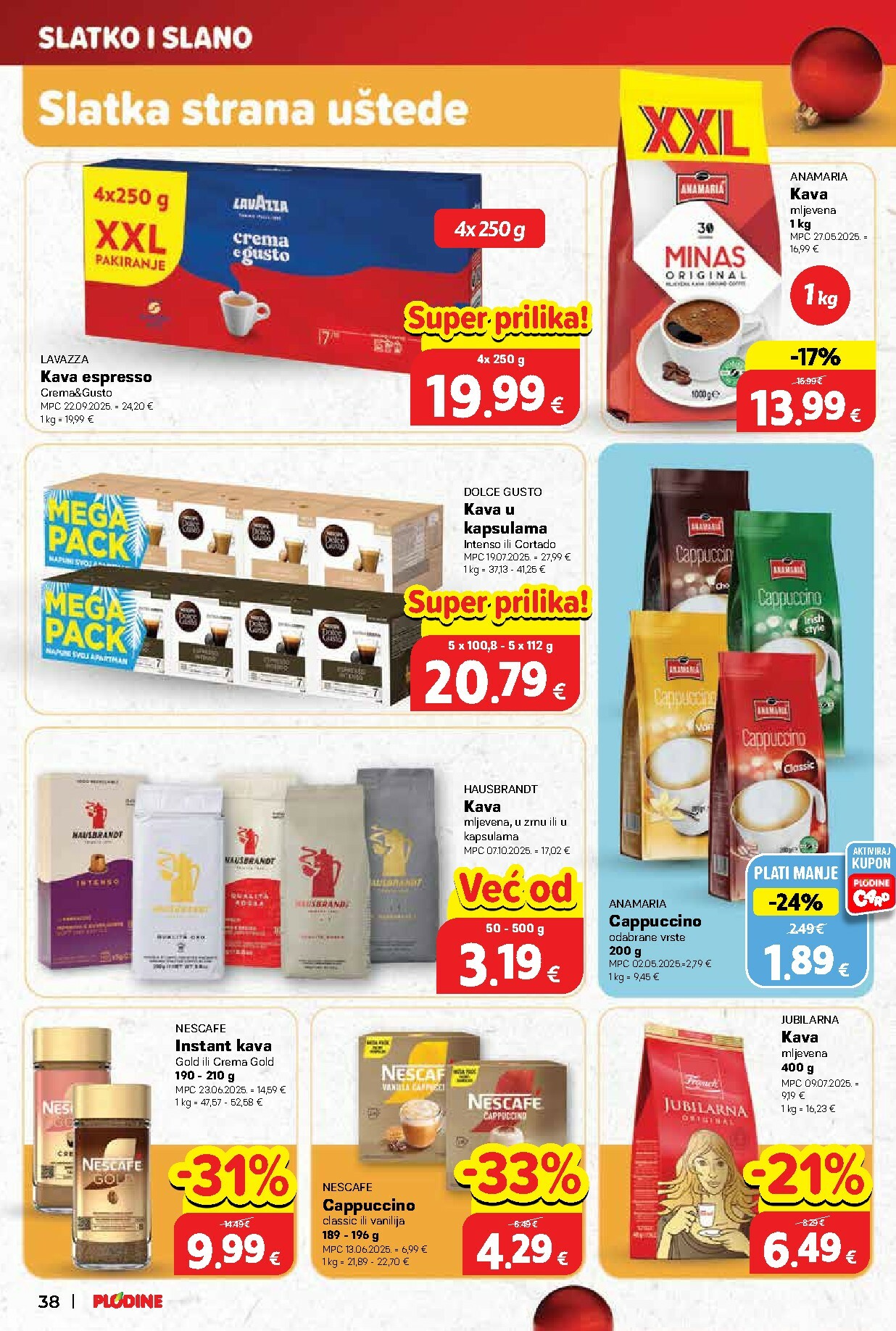 plodine - Prelistajte katalog Plodine, vrijedi od 10.12. do 16.12. - page: 38