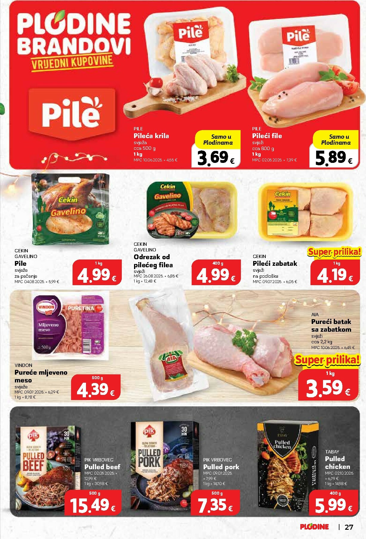 plodine - Prelistajte katalog Plodine, vrijedi od 10.12. do 16.12. - page: 27