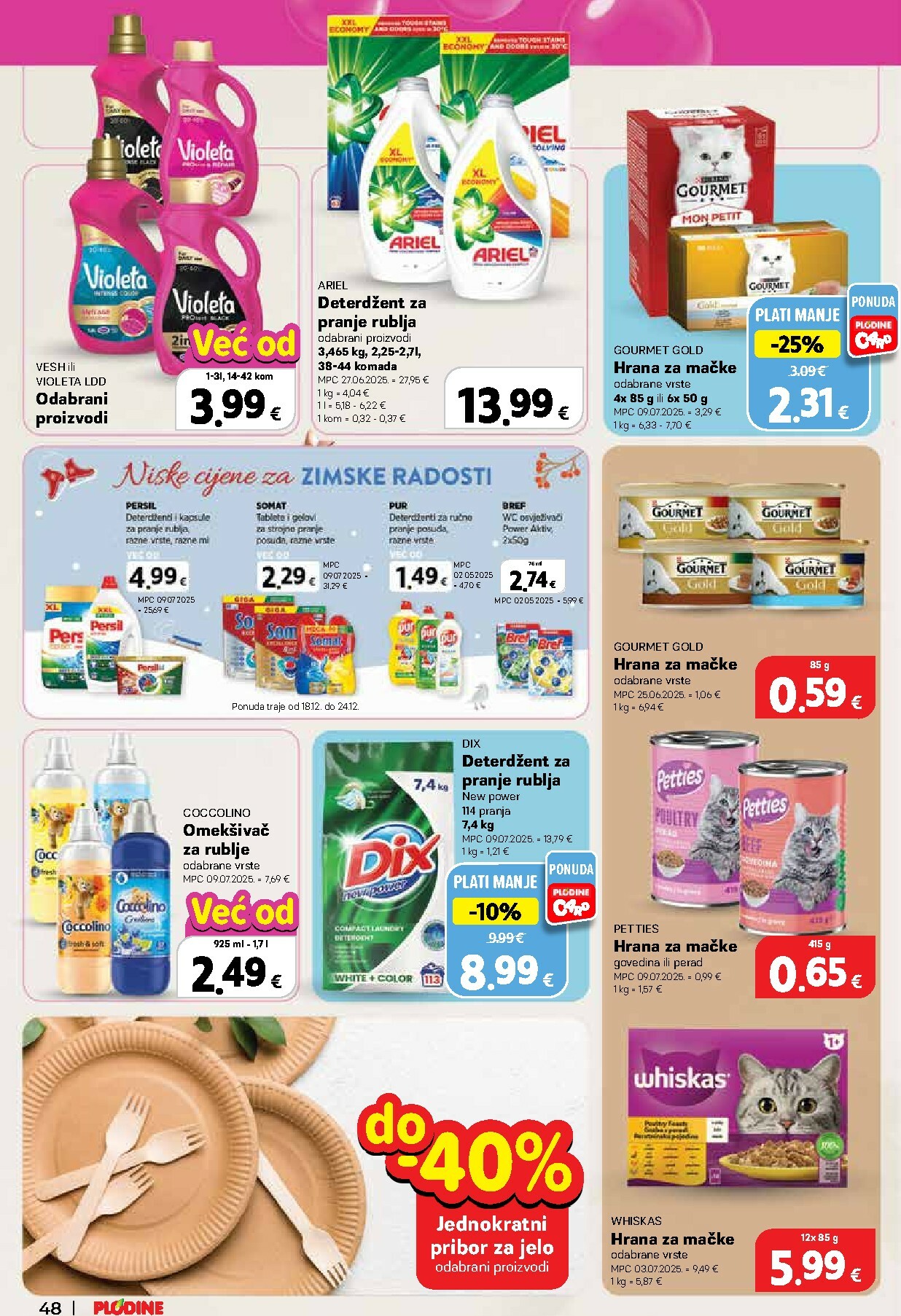 plodine - Prelistajte katalog Plodine - Otvorenje Drenova, vrijedi od 18.12. do 24.12. - page: 48