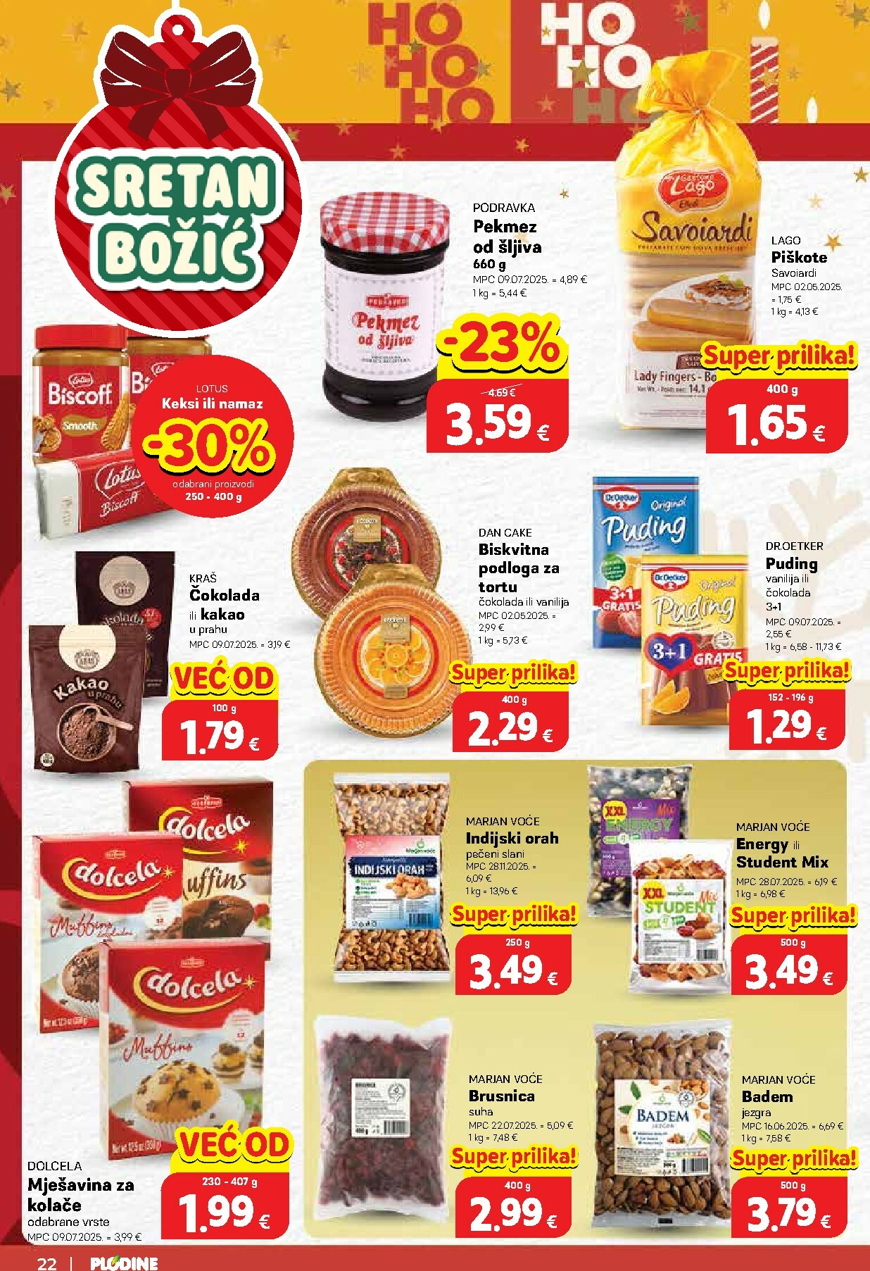 plodine - Prelistajte katalog Plodine, vrijedi od 17.12. do 24.12. - page: 22