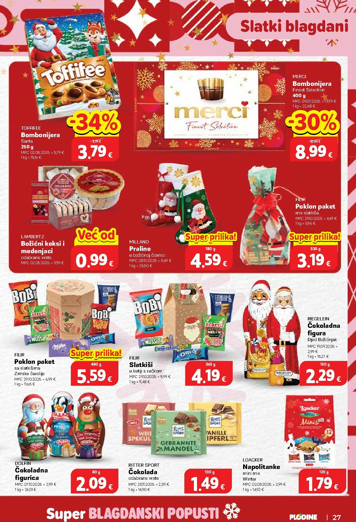 plodine - Prelistajte katalog Plodine, vrijedi od 17.12. do 24.12. - page: 27