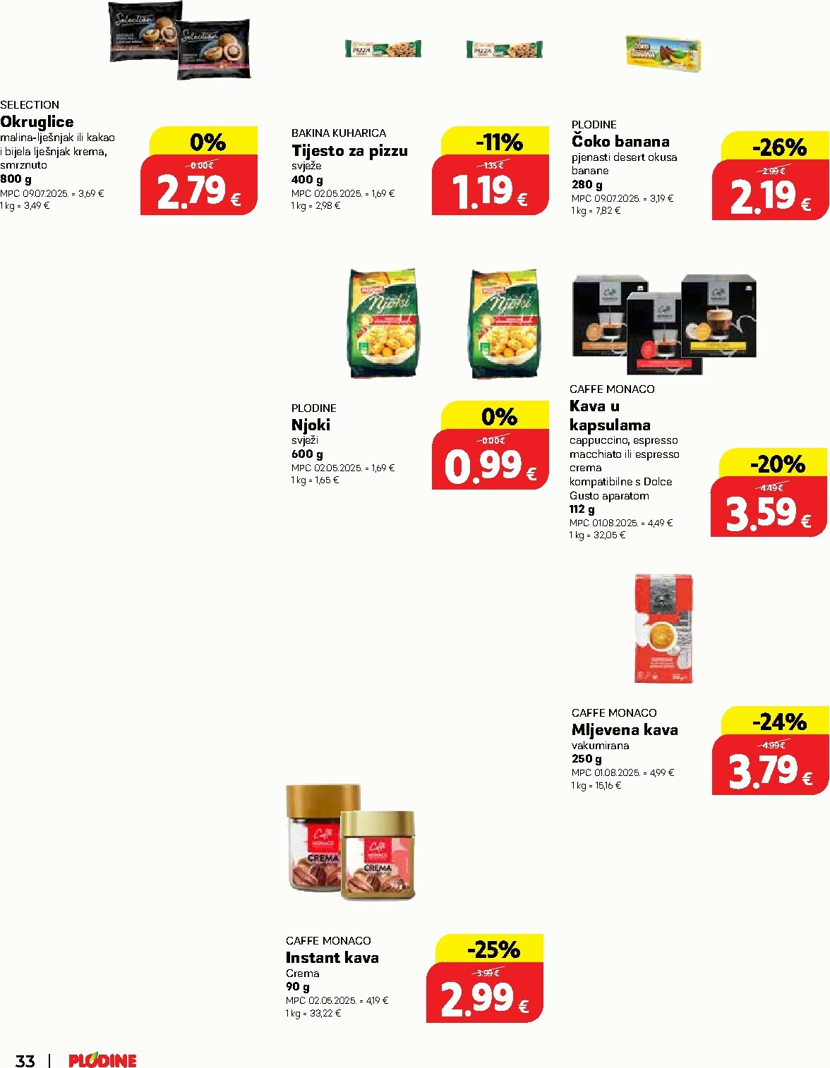 plodine - Prelistajte katalog Plodine, vrijedi od 02.01. do 05.01. - page: 33