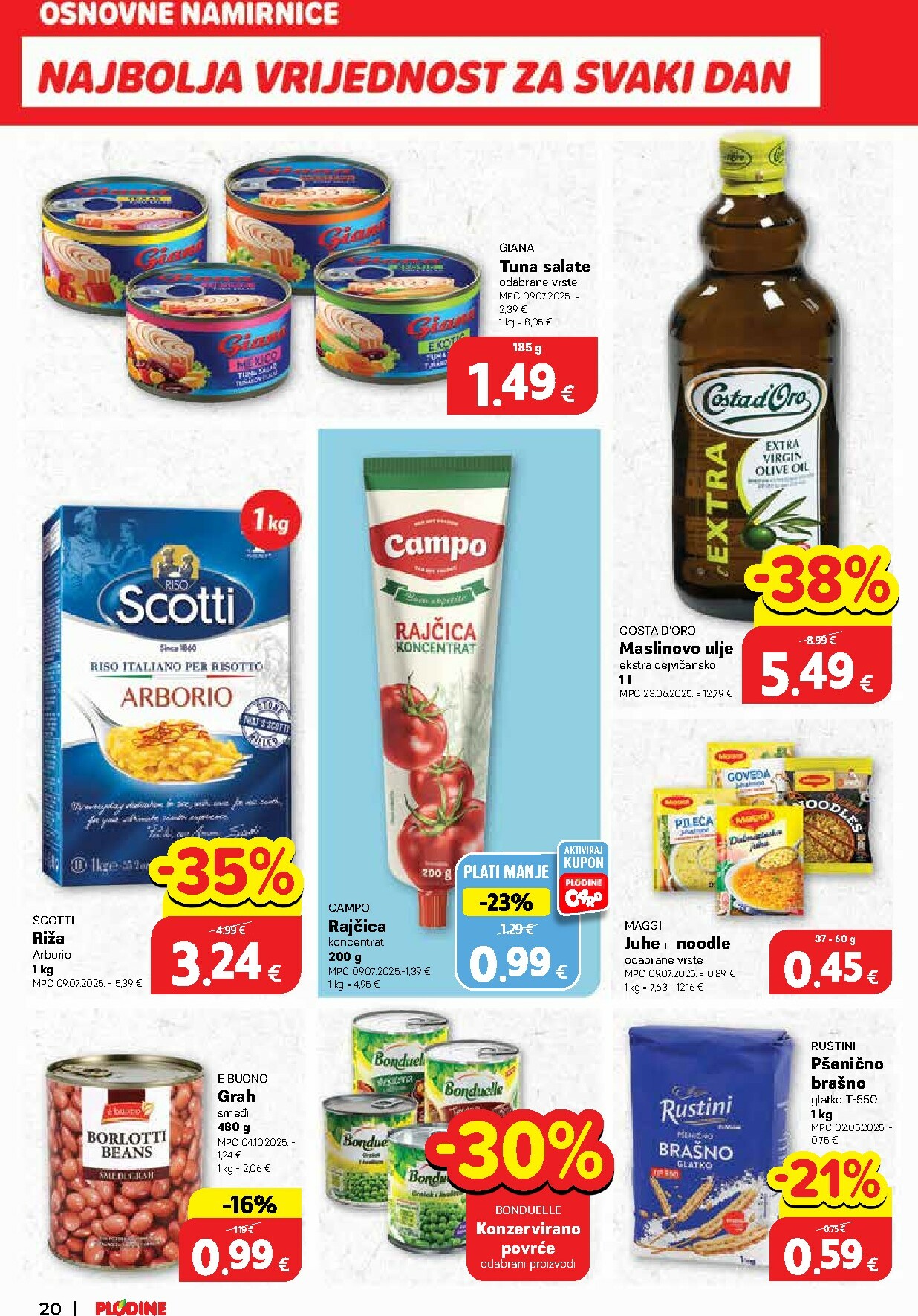 plodine - Prelistajte katalog Plodine, vrijedi od 02.01. do 05.01. - page: 20