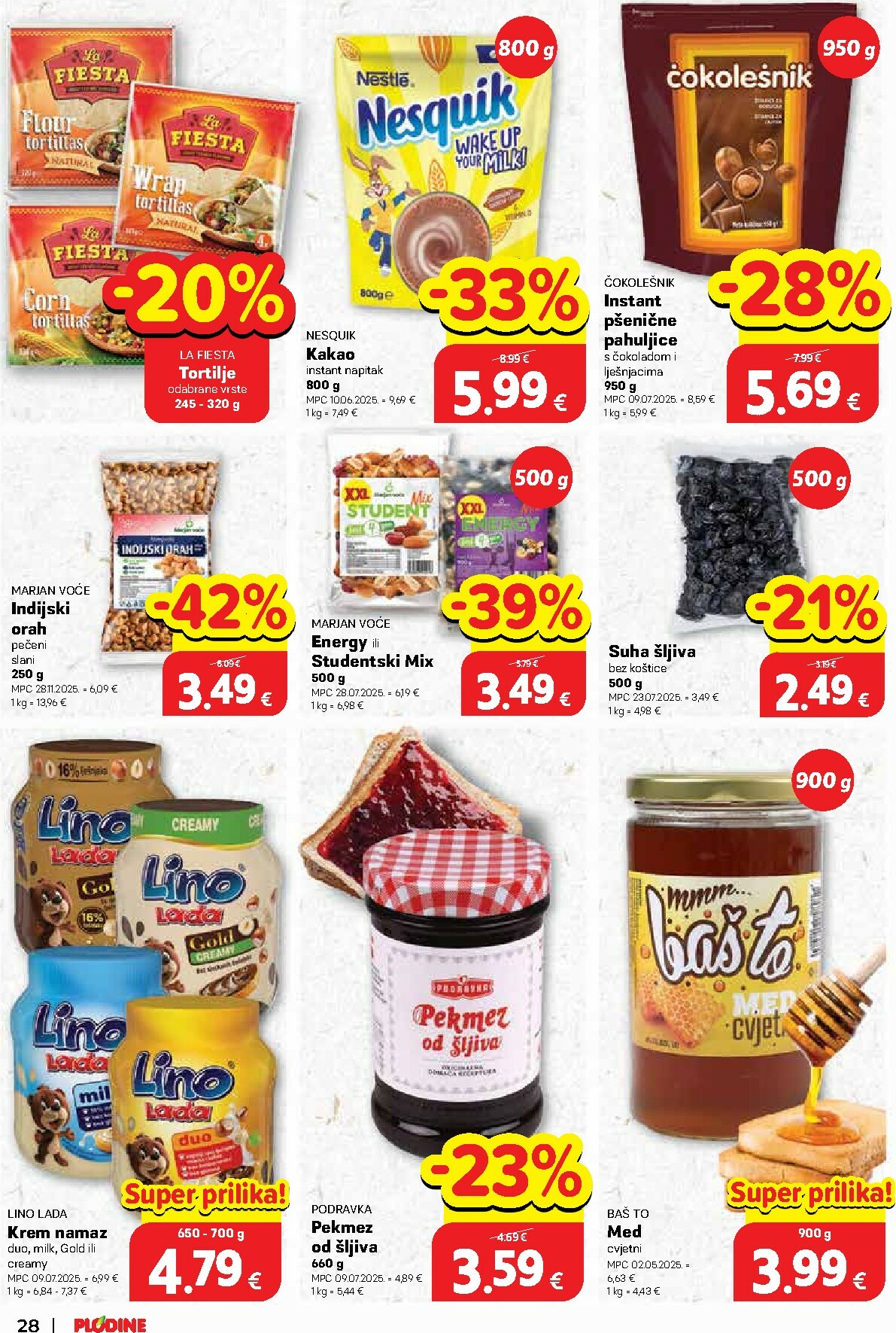 plodine - Prelistajte katalog Plodine, vrijedi od 28.01. do 03.02. - page: 28