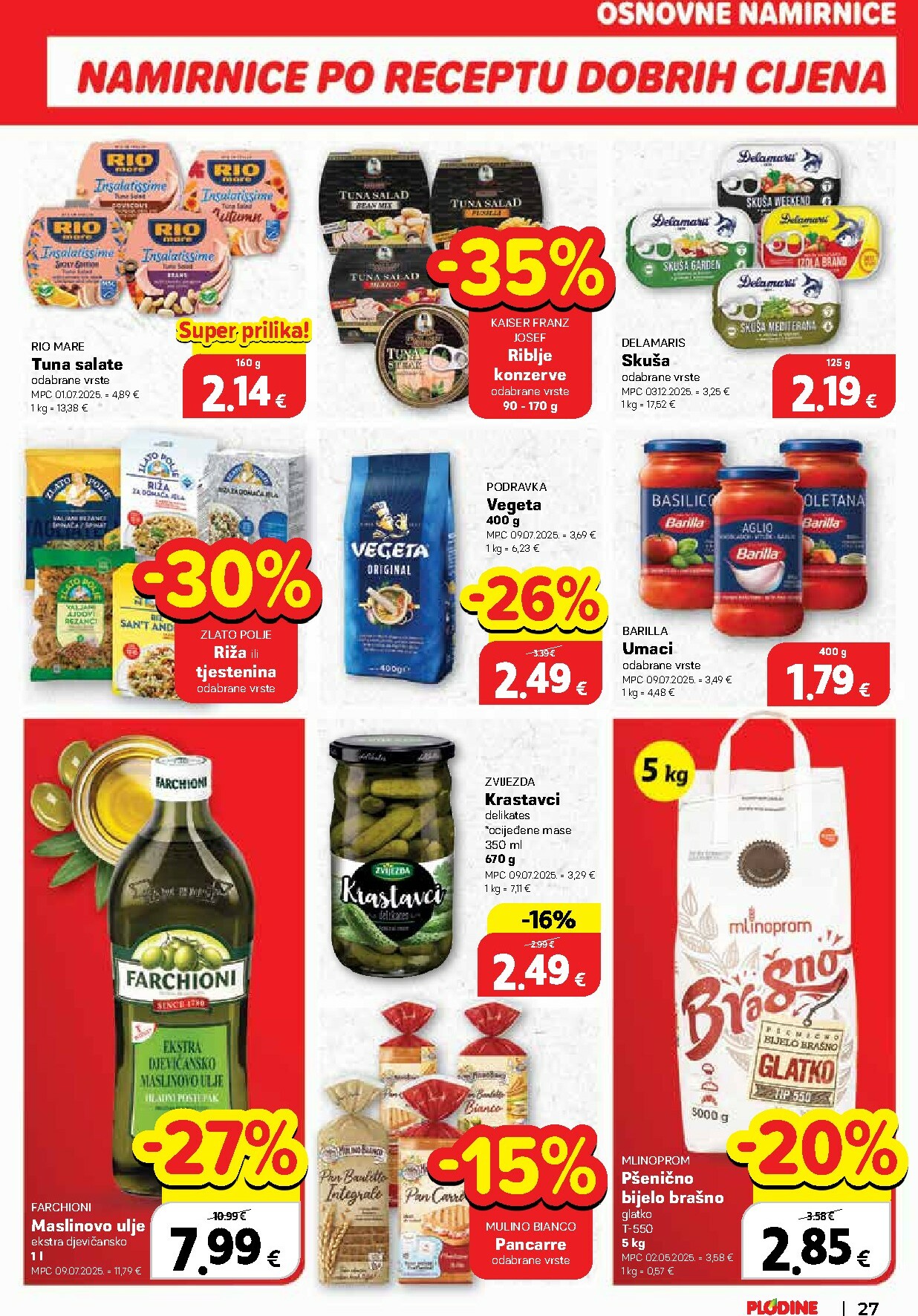 plodine - Prelistajte katalog Plodine, vrijedi od 28.01. do 03.02. - page: 27