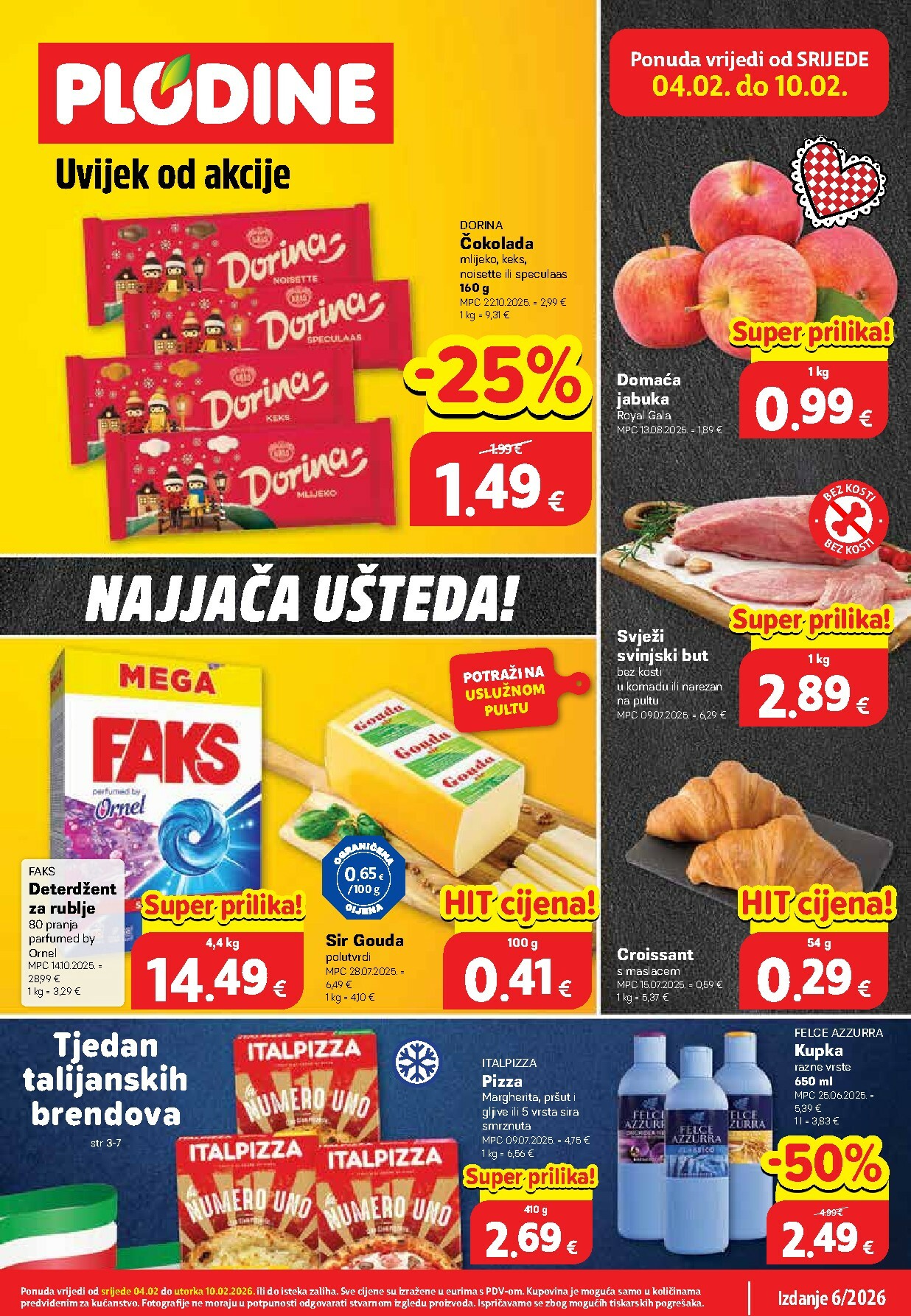 plodine - Prelistajte katalog Plodine, vrijedi od 04.02.2026 do 10.02.2026 - page: 1