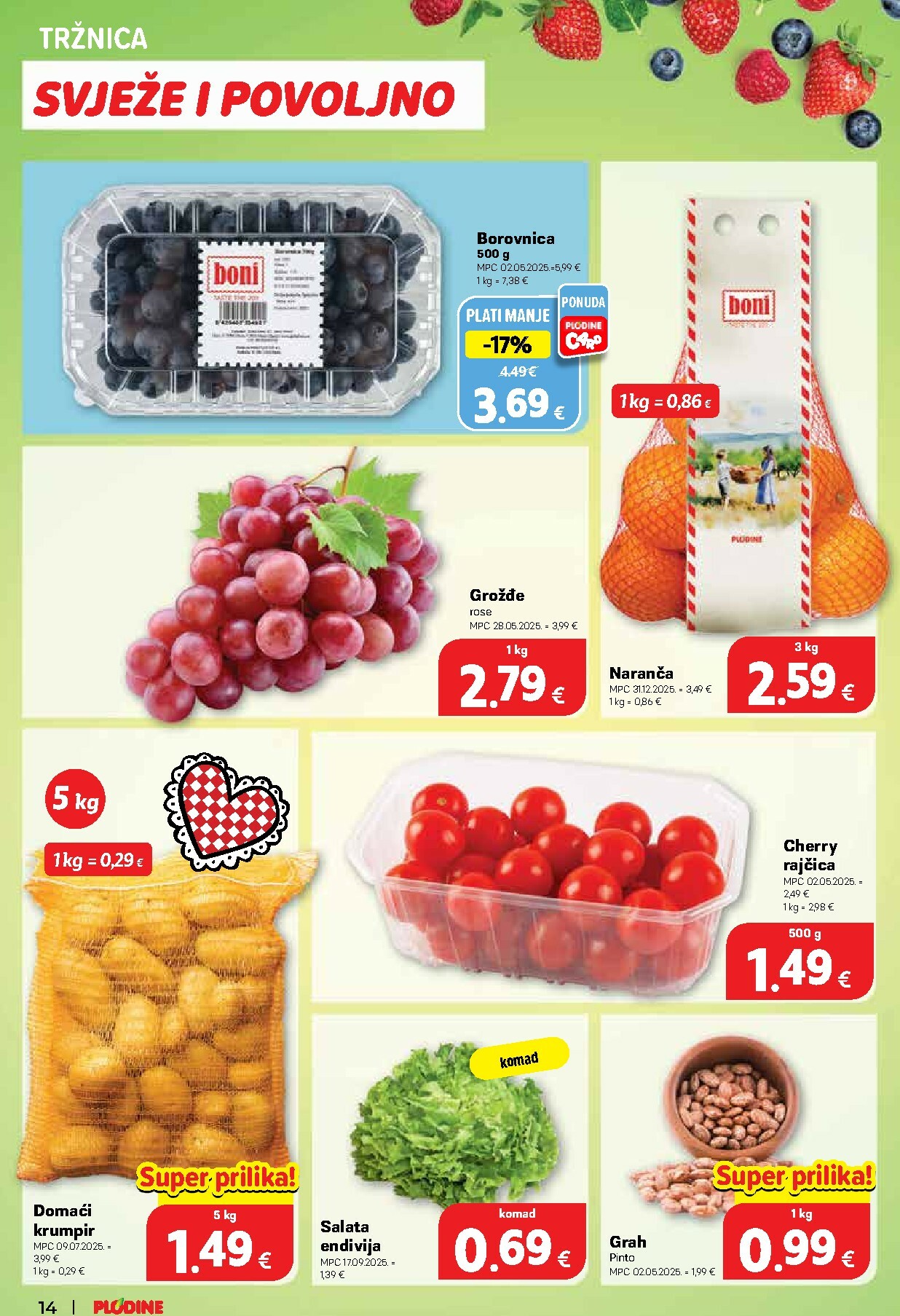 plodine - Prelistajte katalog Plodine, vrijedi od 04.02.2026 do 10.02.2026 - page: 14