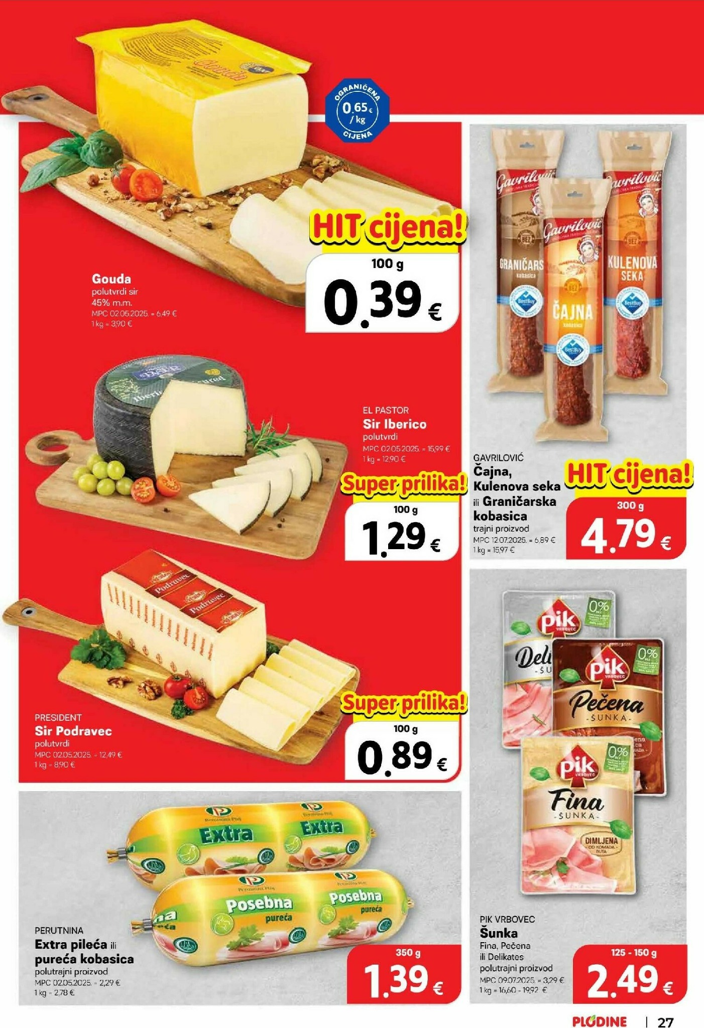 plodine - Prelistajte katalog Plodine, vrijedi od 11.02.2026 do 17.02.2026 - page: 27