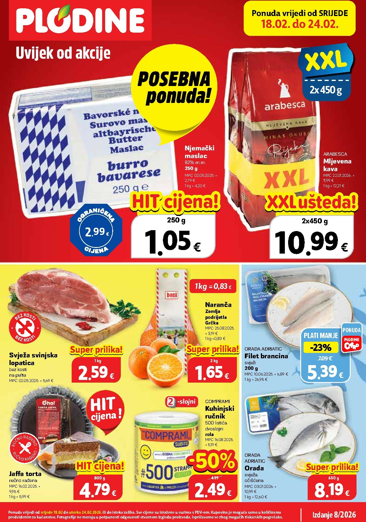 plodine - Prelistajte katalog Plodine, vrijedi od 18.02.2026 do 24.02.2026