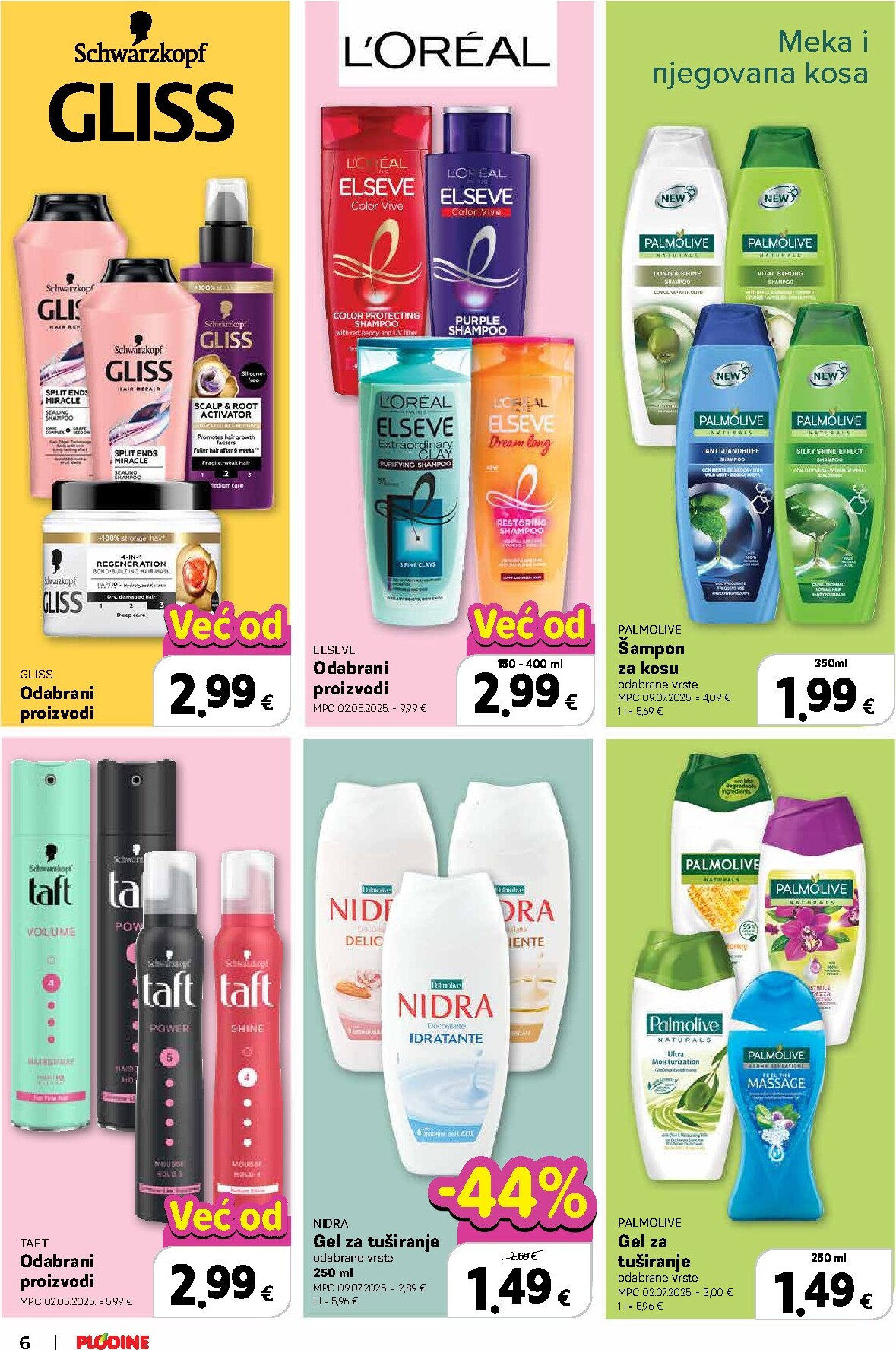 plodine - Prelistajte katalog Plodine - Vrijeme je za vrhunsku njegu, vrijedi od 25.02.2026 do 17.03.2026 - page: 6