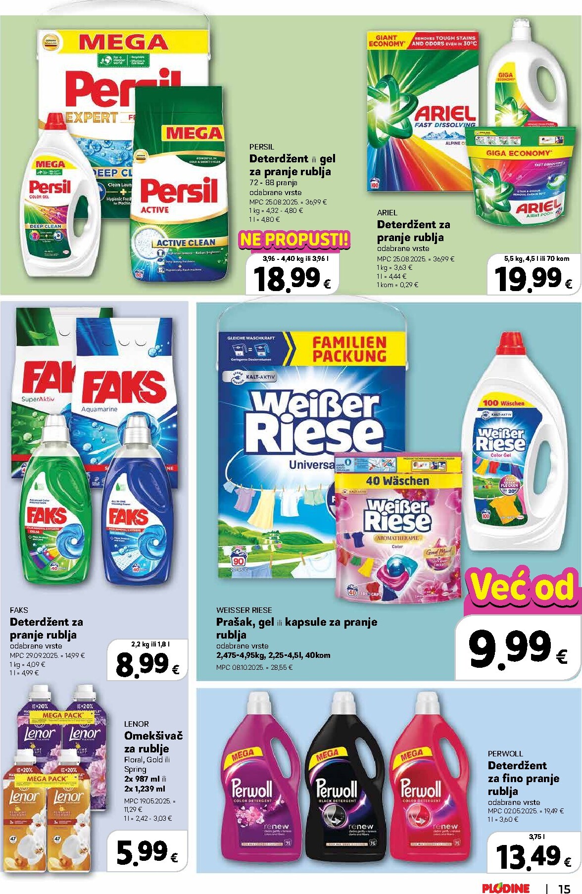 plodine - Prelistajte katalog Plodine - Vrijeme je za vrhunsku njegu, vrijedi od 25.02.2026 do 17.03.2026 - page: 15