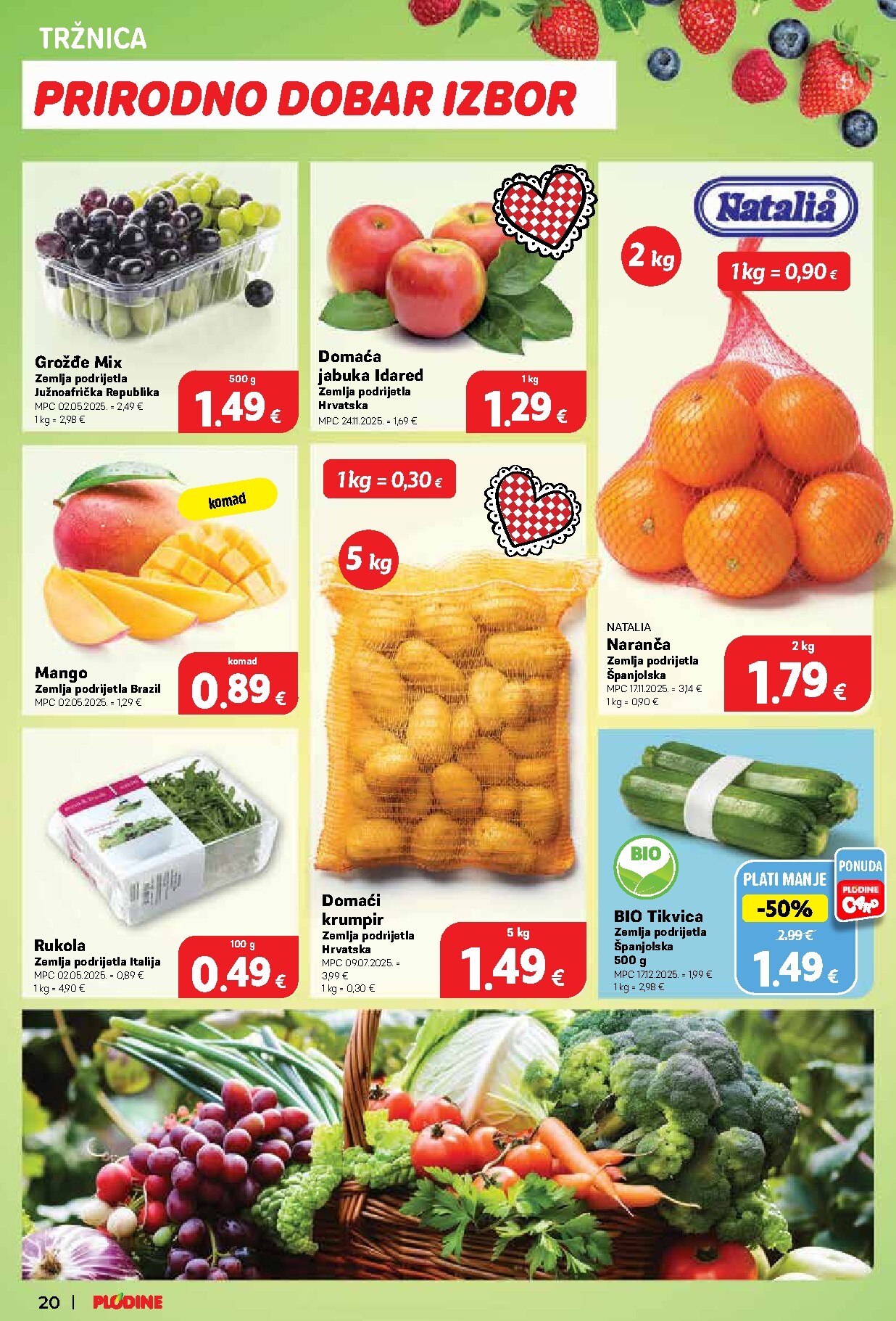 plodine - Prelistajte katalog Plodine, vrijedi od 04.03.2026 do 10.03.2026 - page: 20