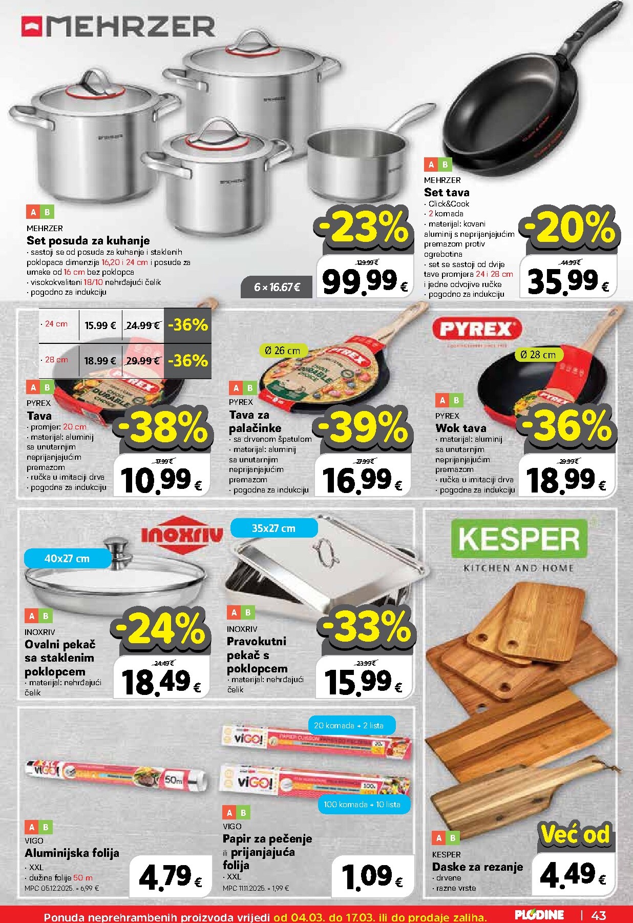 plodine - Prelistajte katalog Plodine, vrijedi od 04.03.2026 do 10.03.2026 - page: 43
