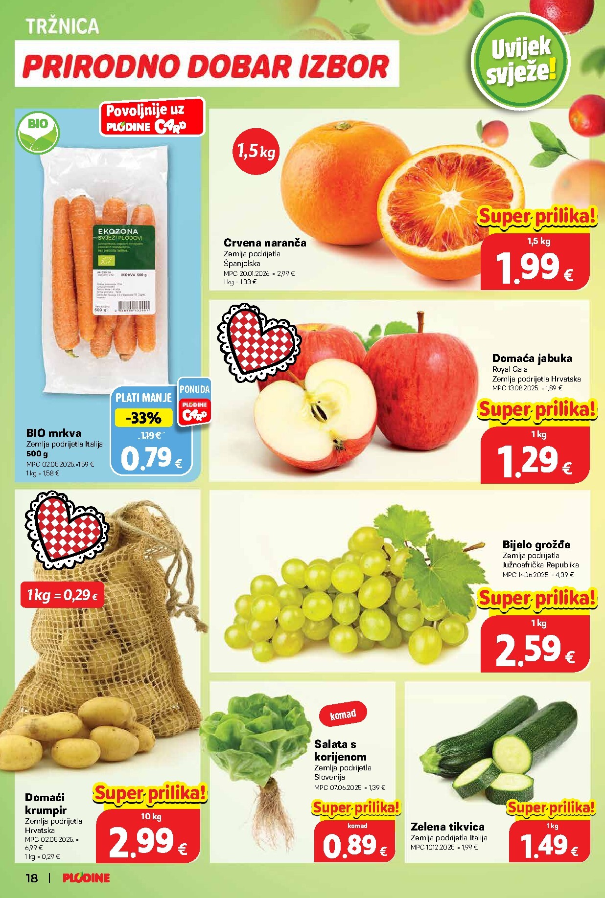 plodine - Prelistajte katalog Plodine, vrijedi od 11.03.2026 do 17.03.2026 - page: 18