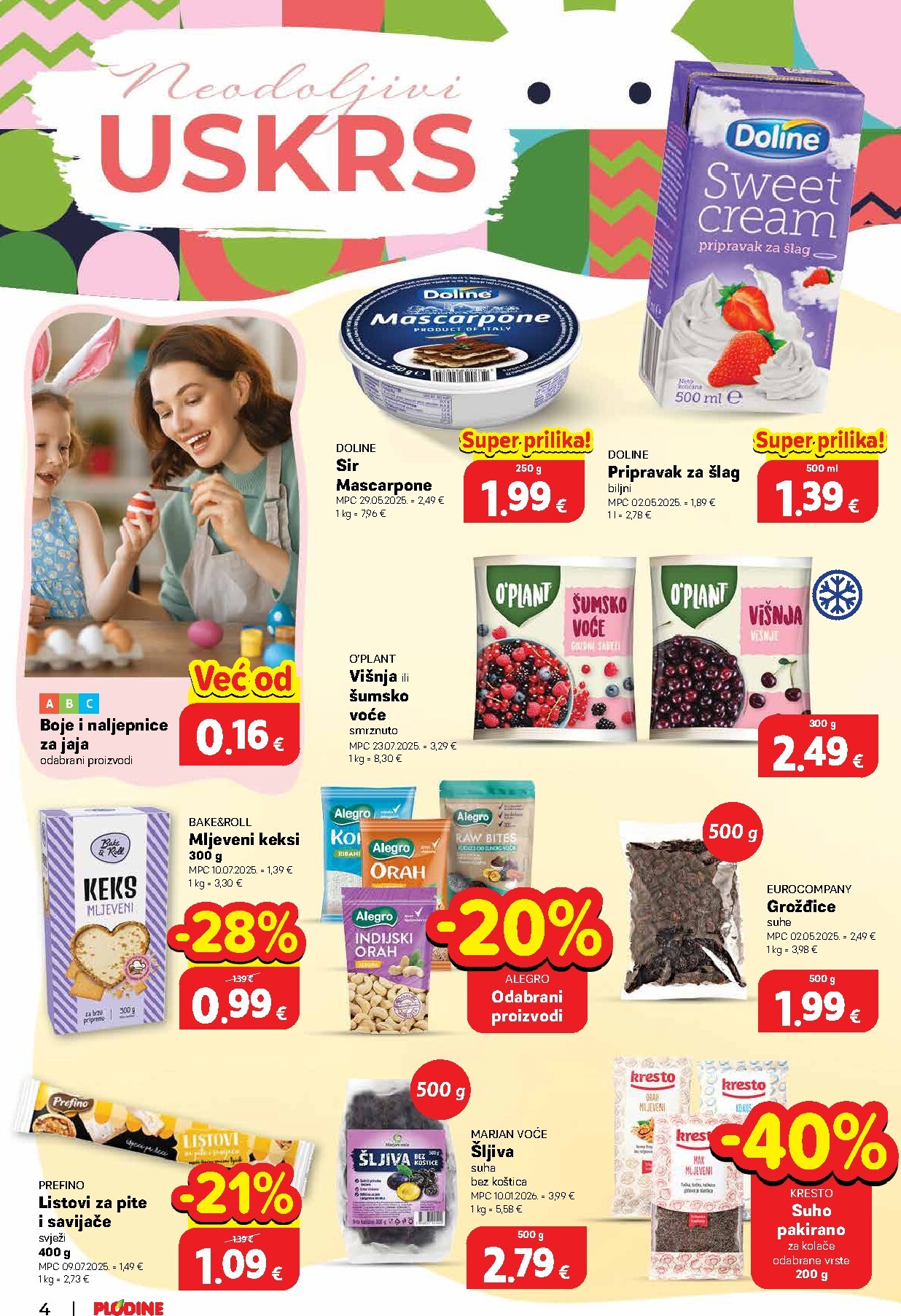 plodine - Prelistajte katalog Plodine, vrijedi od 11.03.2026 do 17.03.2026 - page: 4