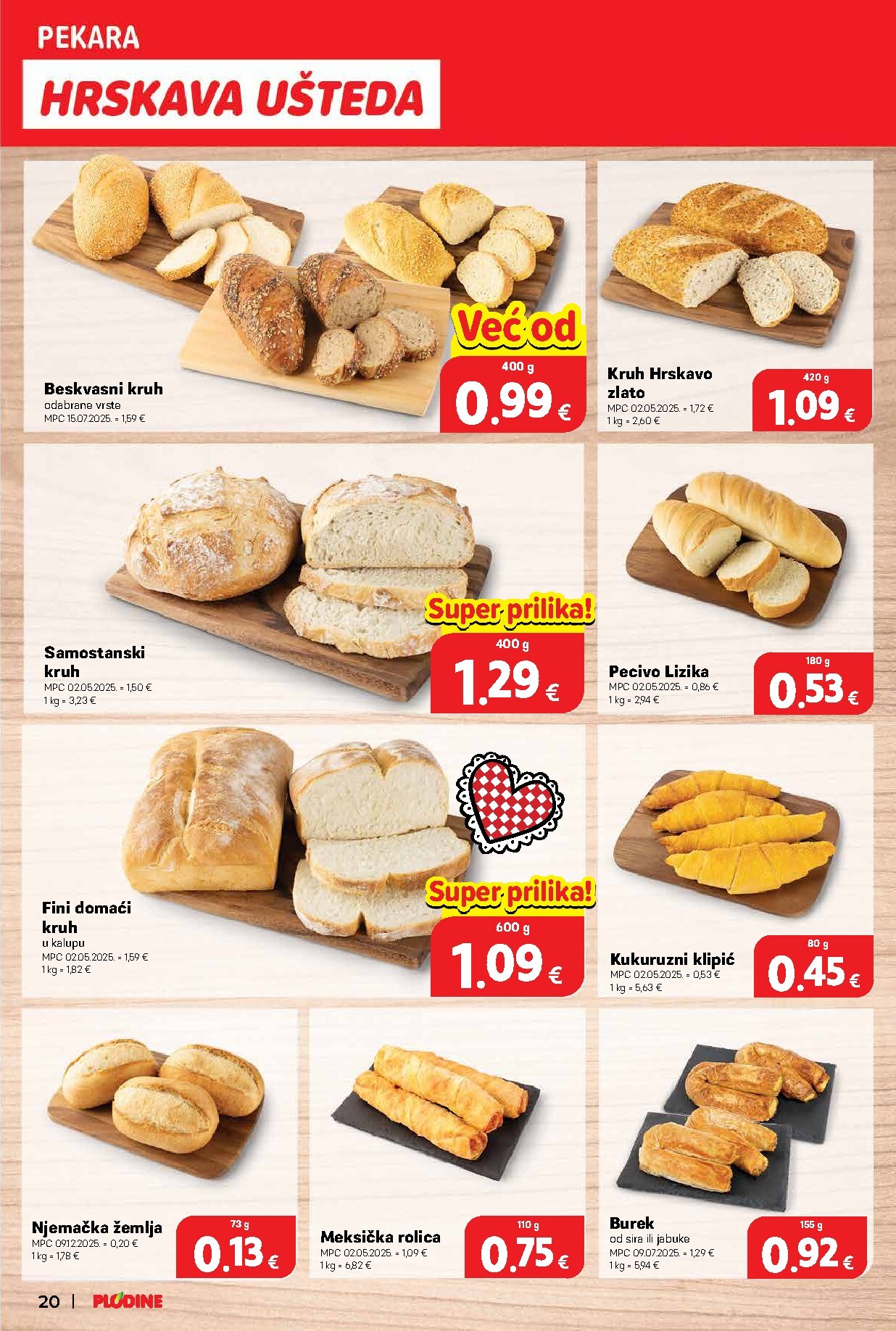 plodine - Prelistajte katalog Plodine, vrijedi od 11.03.2026 do 17.03.2026 - page: 20