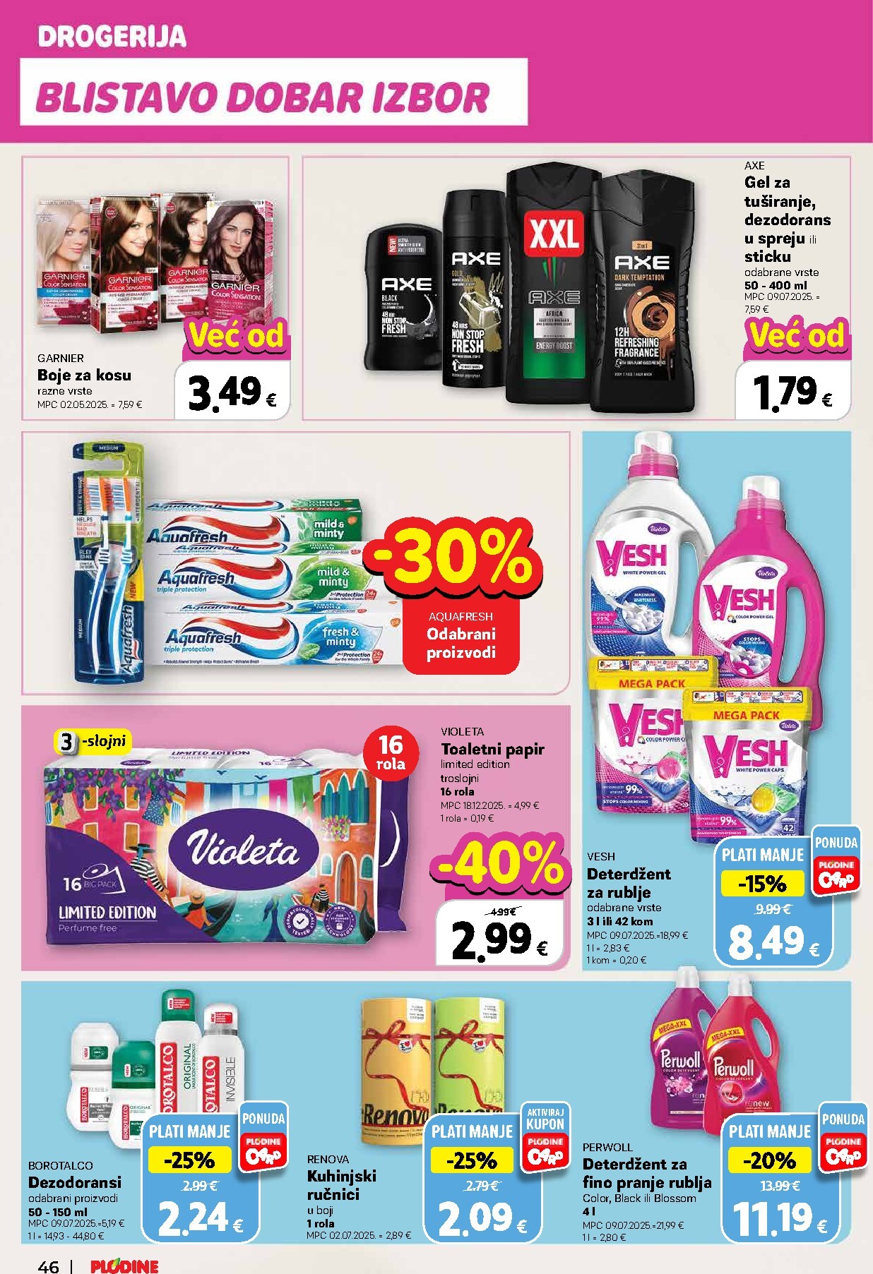 plodine - Prelistajte katalog Plodine, vrijedi od 18.03.2026 do 24.03.2026 - page: 46