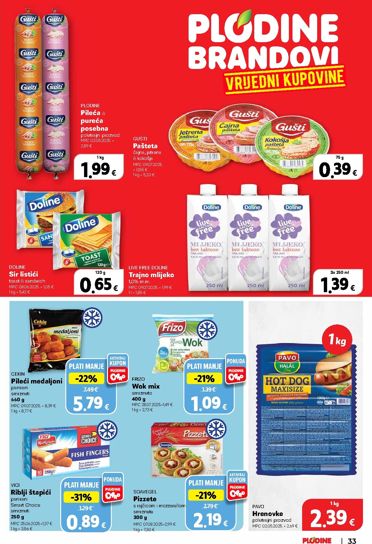 plodine - Prelistajte katalog Plodine, vrijedi od 18.03.2026 do 24.03.2026 - page: 33