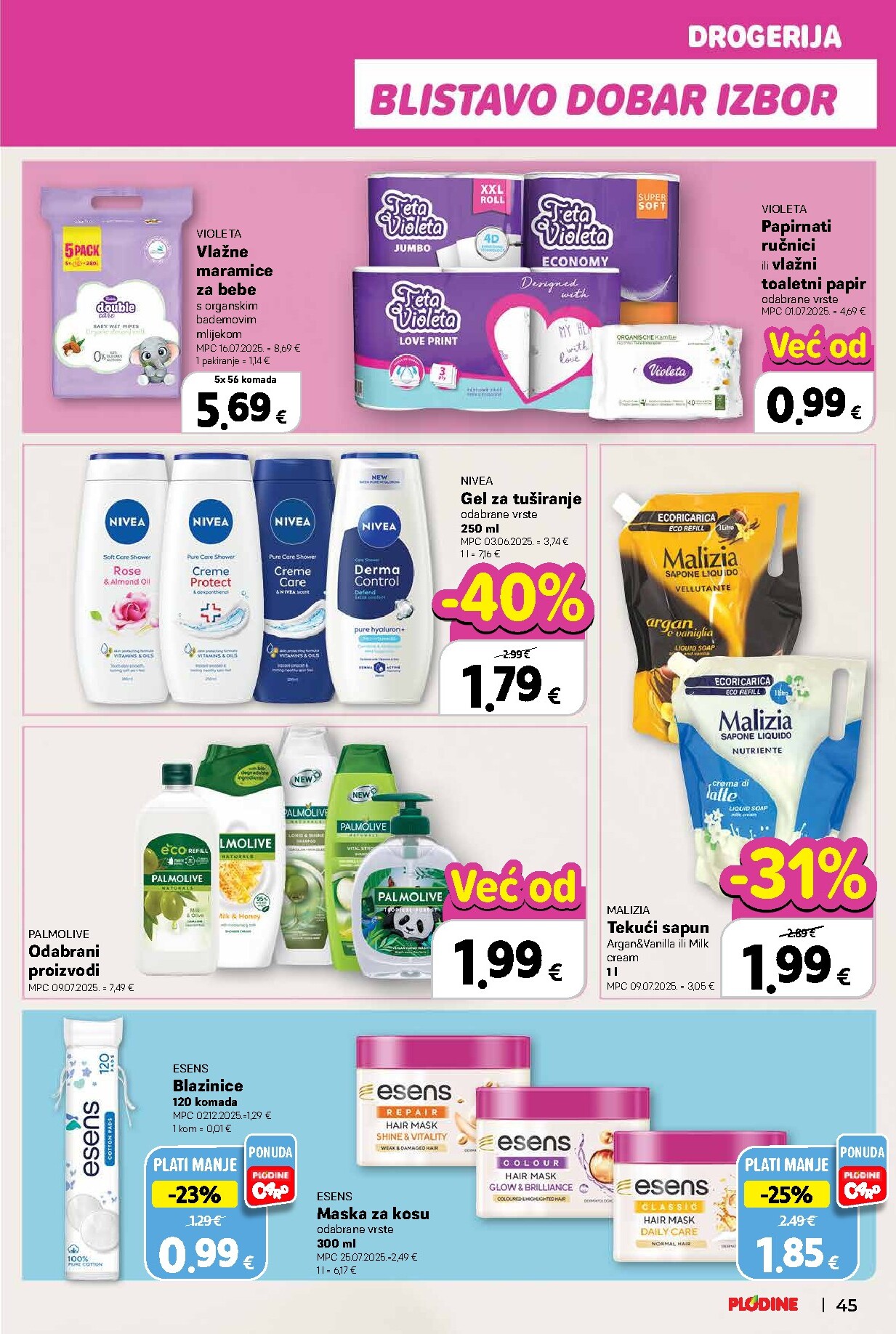 plodine - Prelistajte katalog Plodine, vrijedi od 18.03.2026 do 24.03.2026 - page: 45