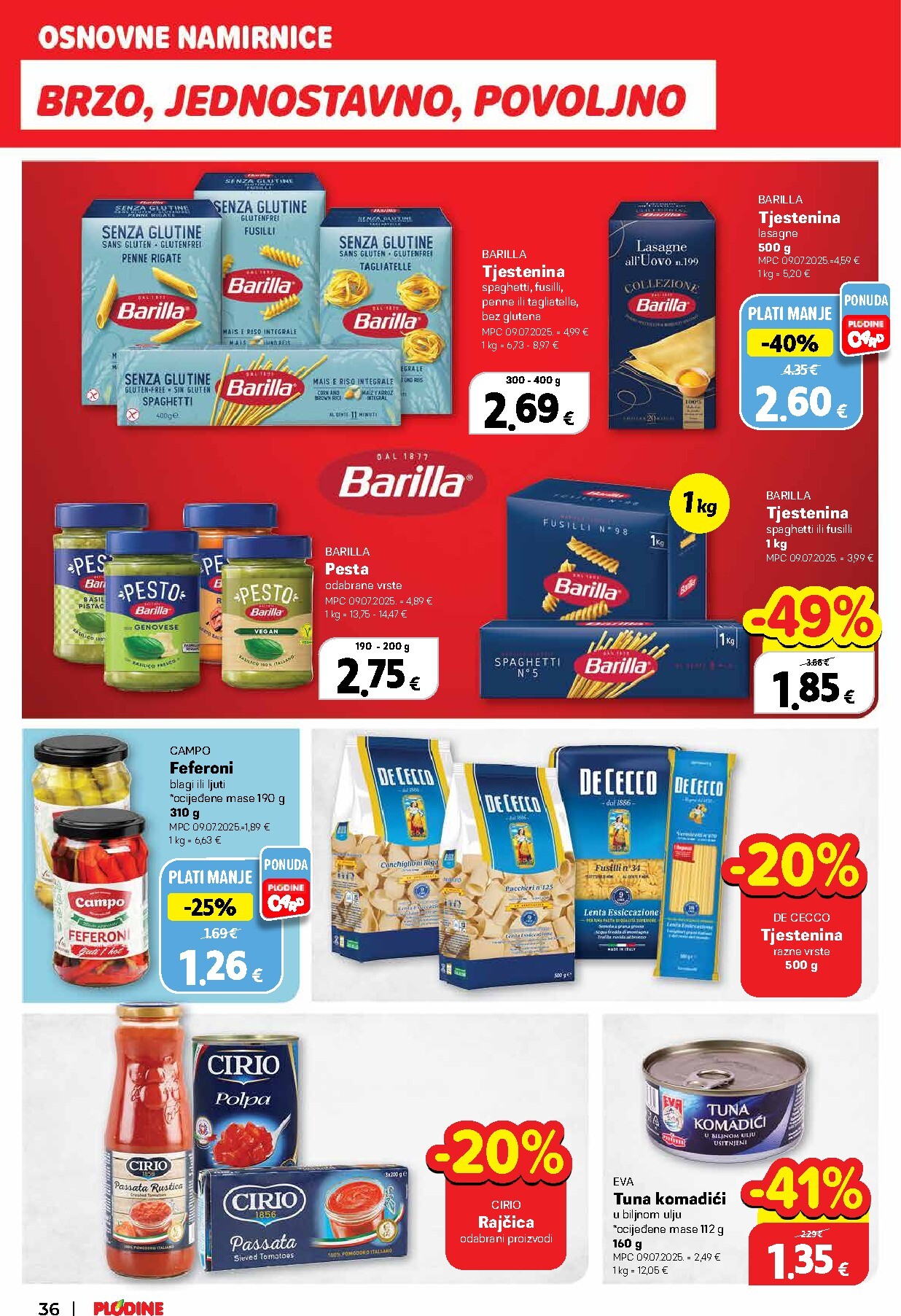 plodine - Prelistajte katalog Plodine, vrijedi od 18.03.2026 do 24.03.2026 - page: 36