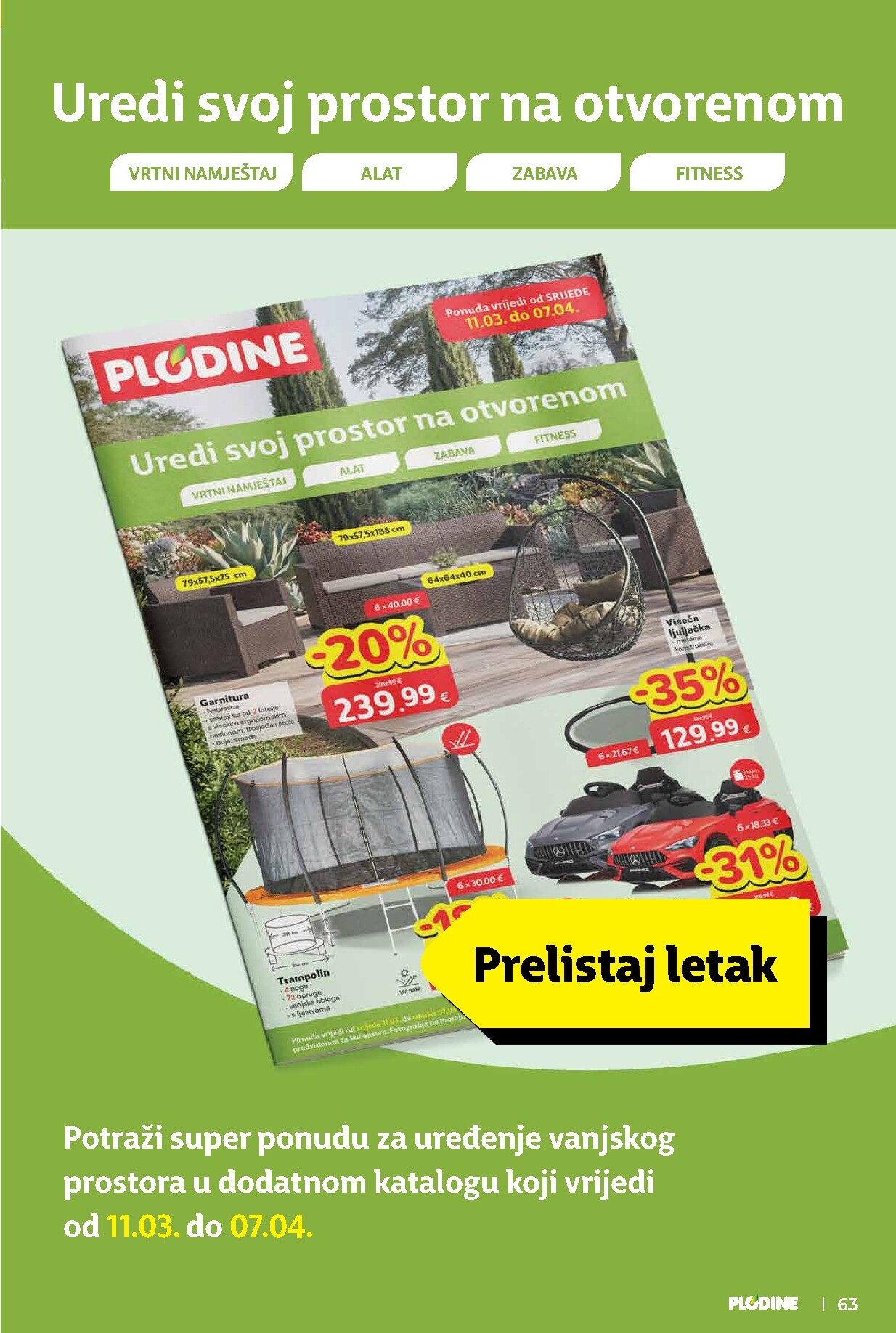 plodine - Prelistajte katalog Plodine, vrijedi od 18.03.2026 do 24.03.2026 - page: 63