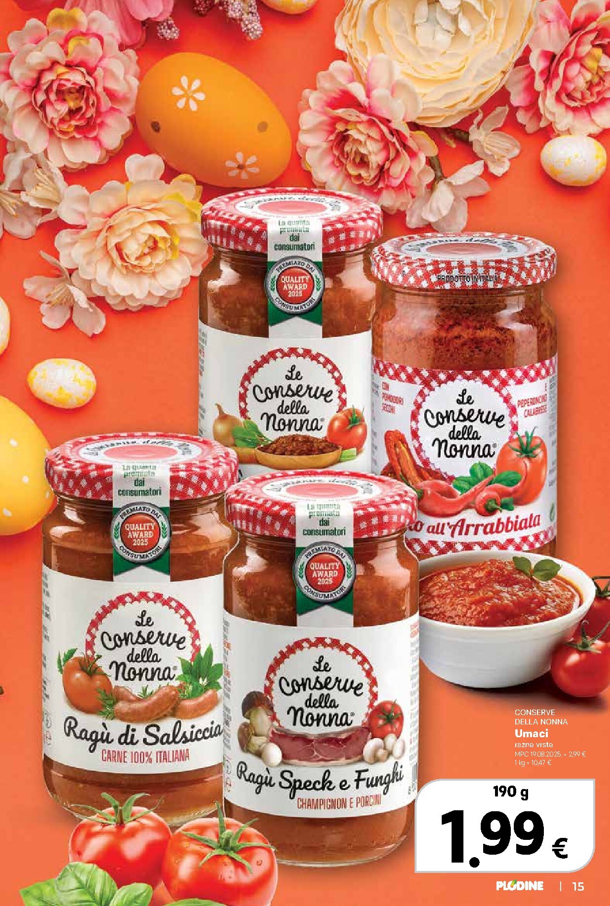 plodine - Prelistajte katalog Plodine - Uskrs Delicije, vrijedi od 18.03.2026 do 04.04.2026 - page: 15