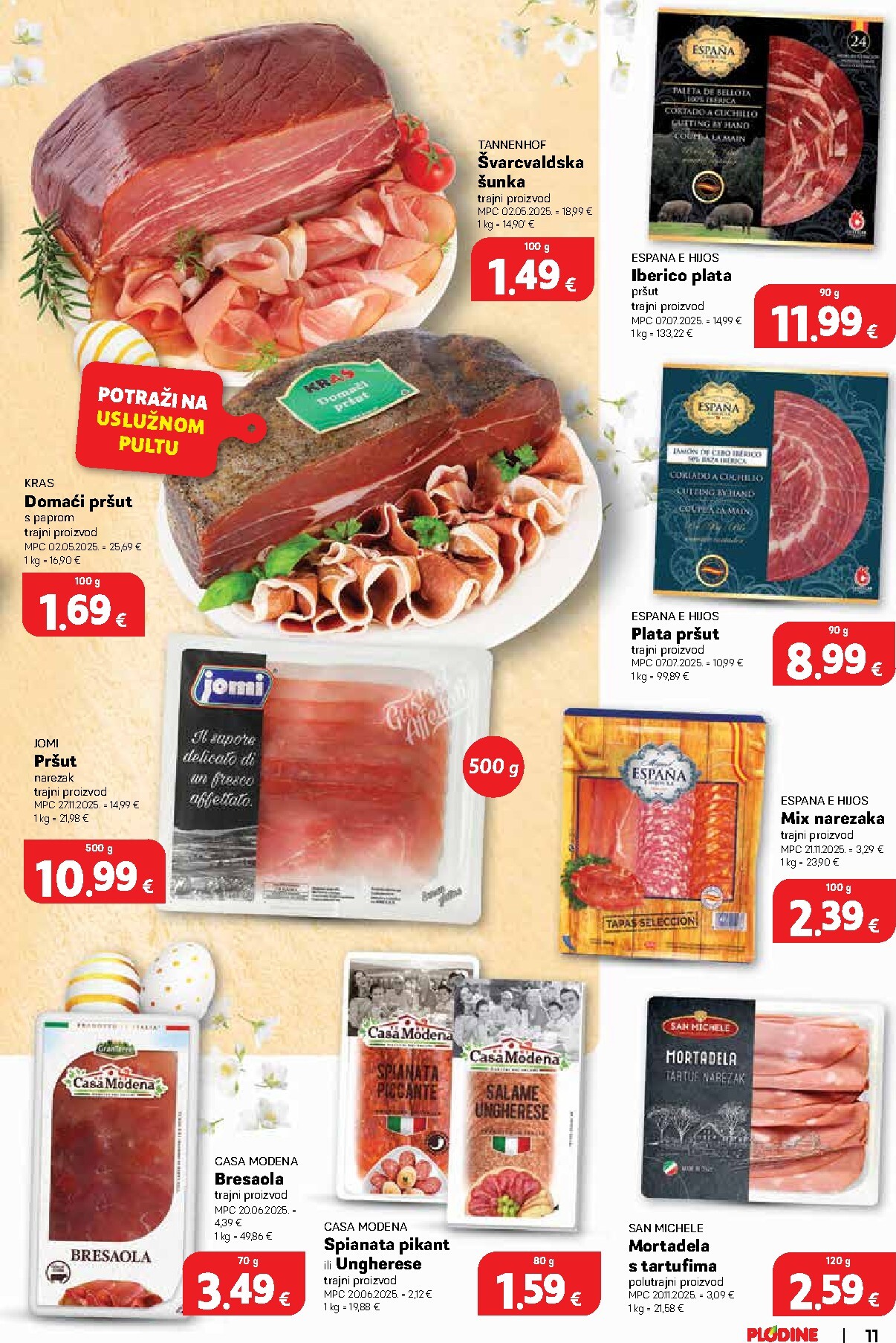 plodine - Prelistajte katalog Plodine - Uskrs Delicije, vrijedi od 18.03.2026 do 04.04.2026 - page: 11