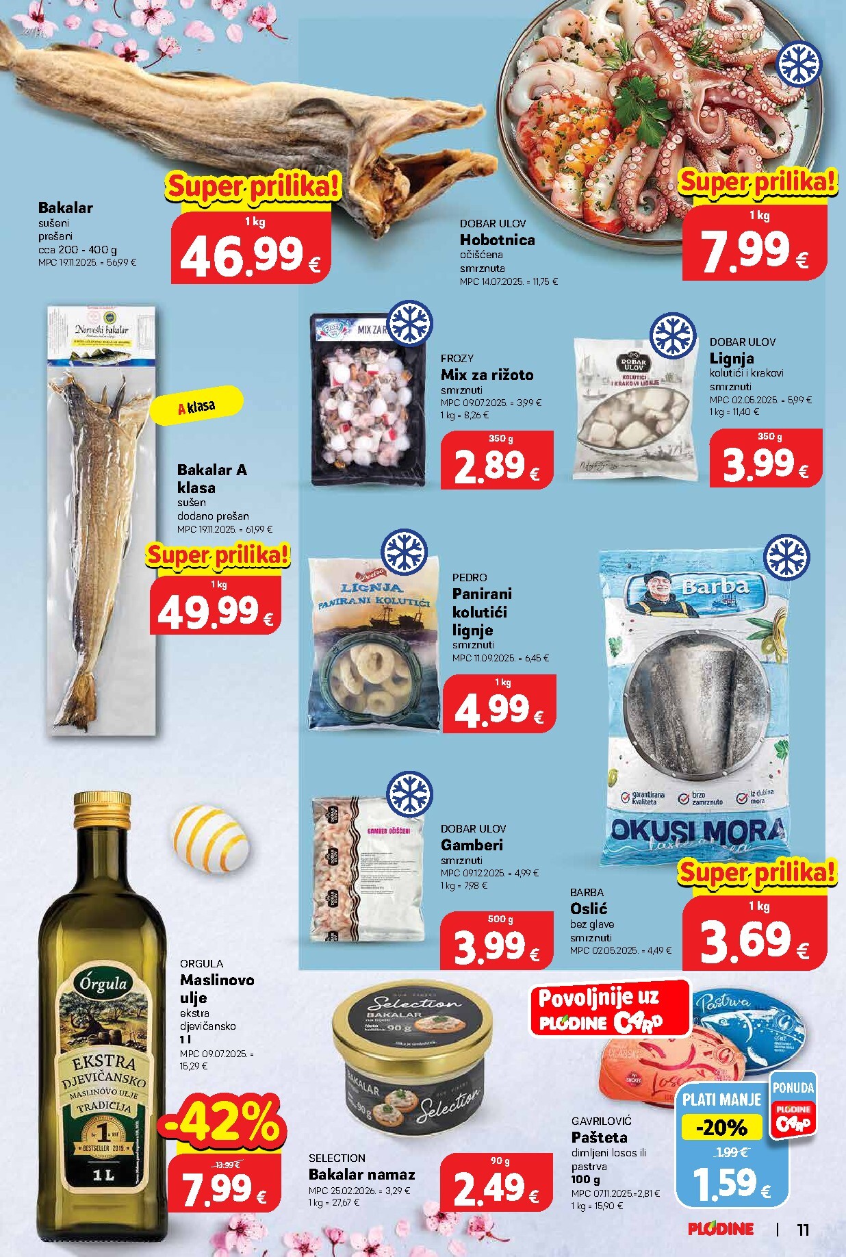 plodine - Prelistajte katalog Plodine, vrijedi od 01.04.2026 do 07.04.2026 - page: 11
