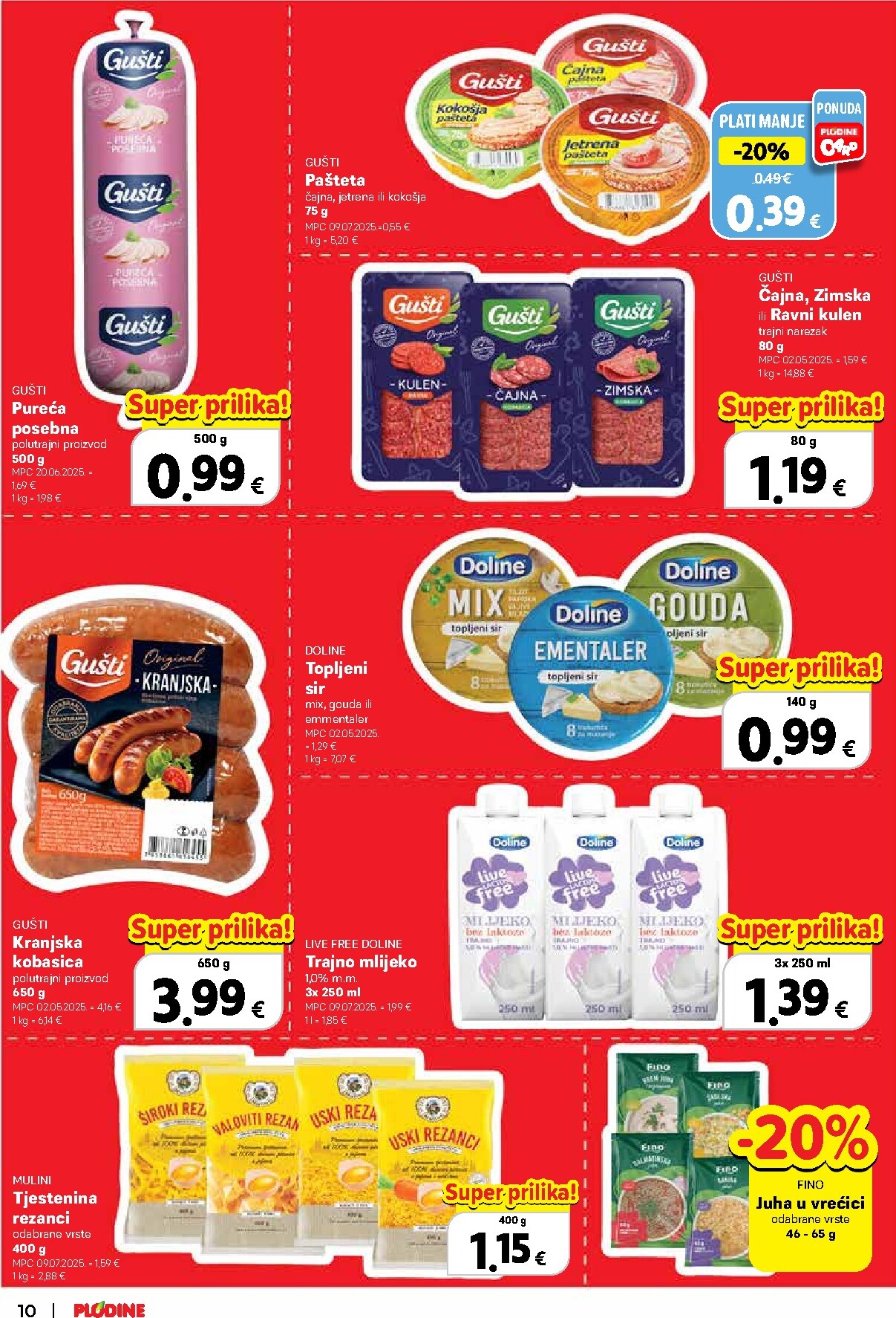 plodine - Prelistajte katalog Plodine, vrijedi od 08.04.2026 do 14.04.2026 - page: 10