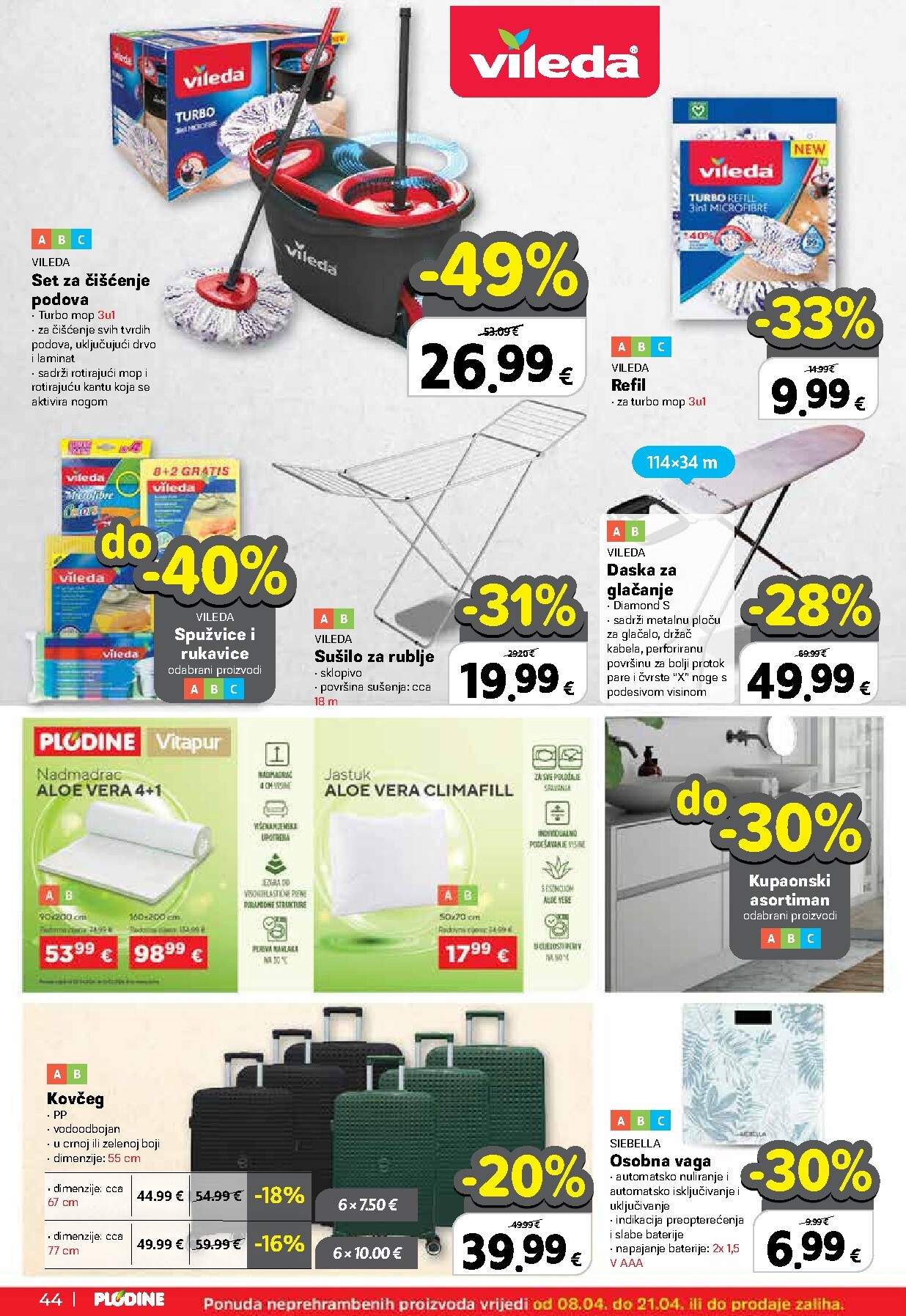plodine - Prelistajte katalog Plodine, vrijedi od 08.04.2026 do 14.04.2026 - page: 44