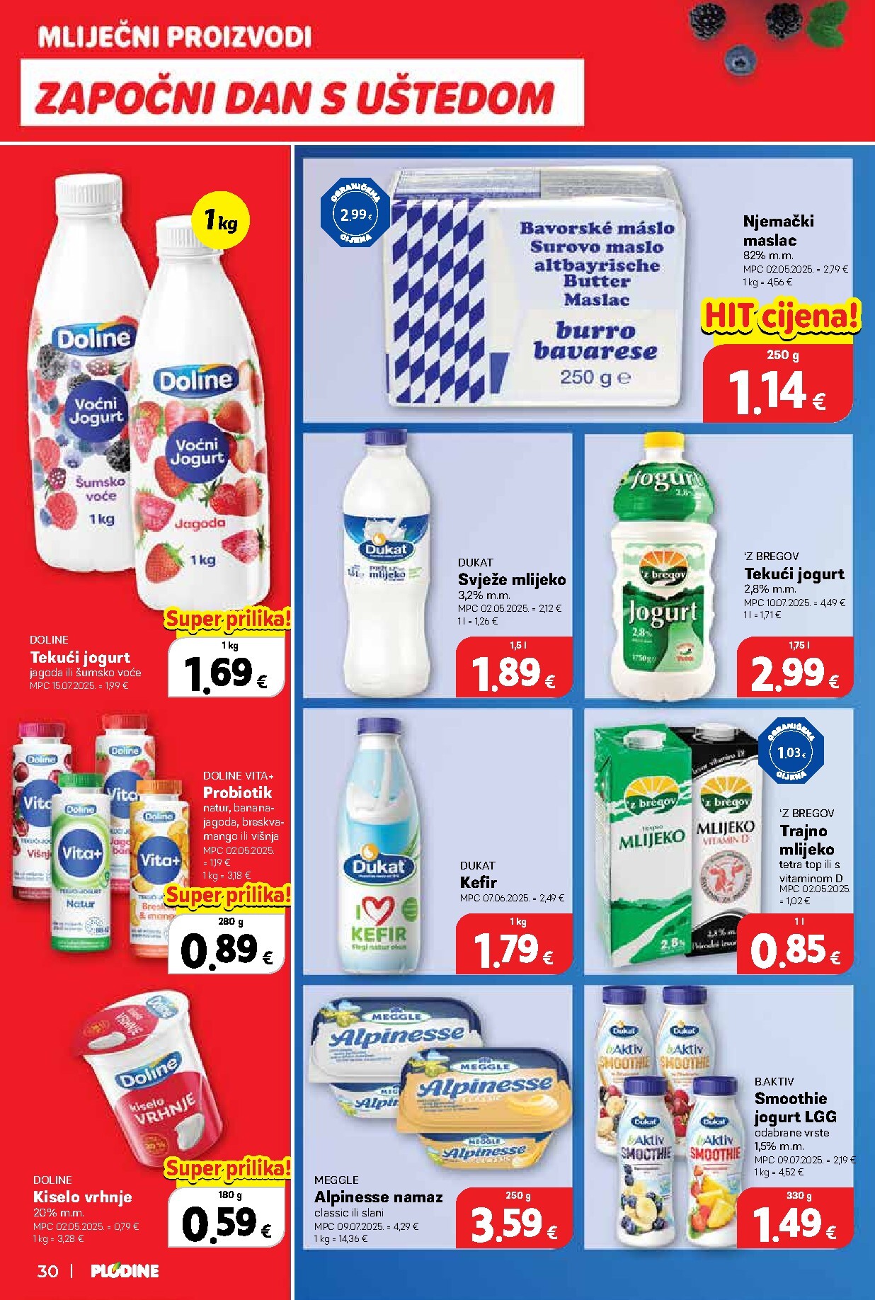 plodine - Prelistajte katalog Plodine, vrijedi od 08.04.2026 do 14.04.2026 - page: 30