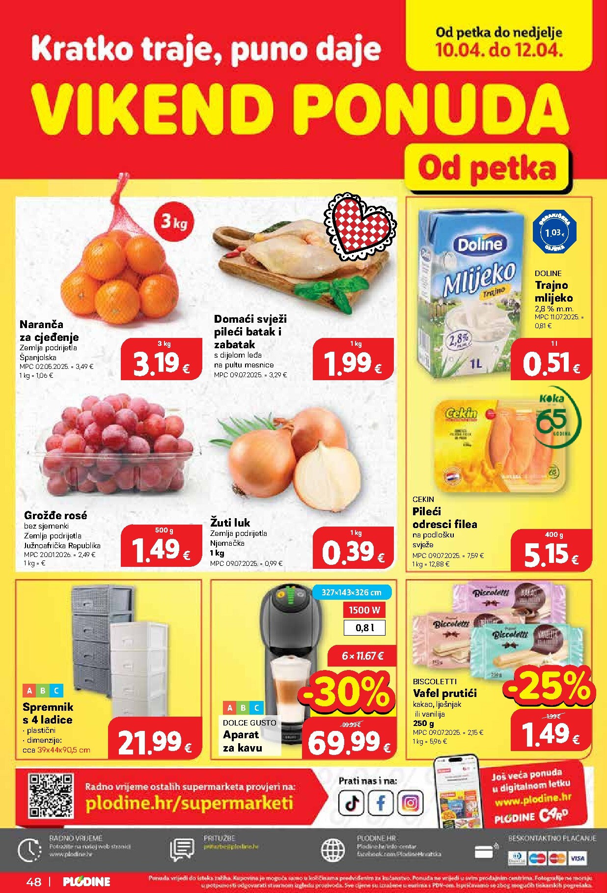 plodine - Prelistajte katalog Plodine, vrijedi od 08.04.2026 do 14.04.2026 - page: 48