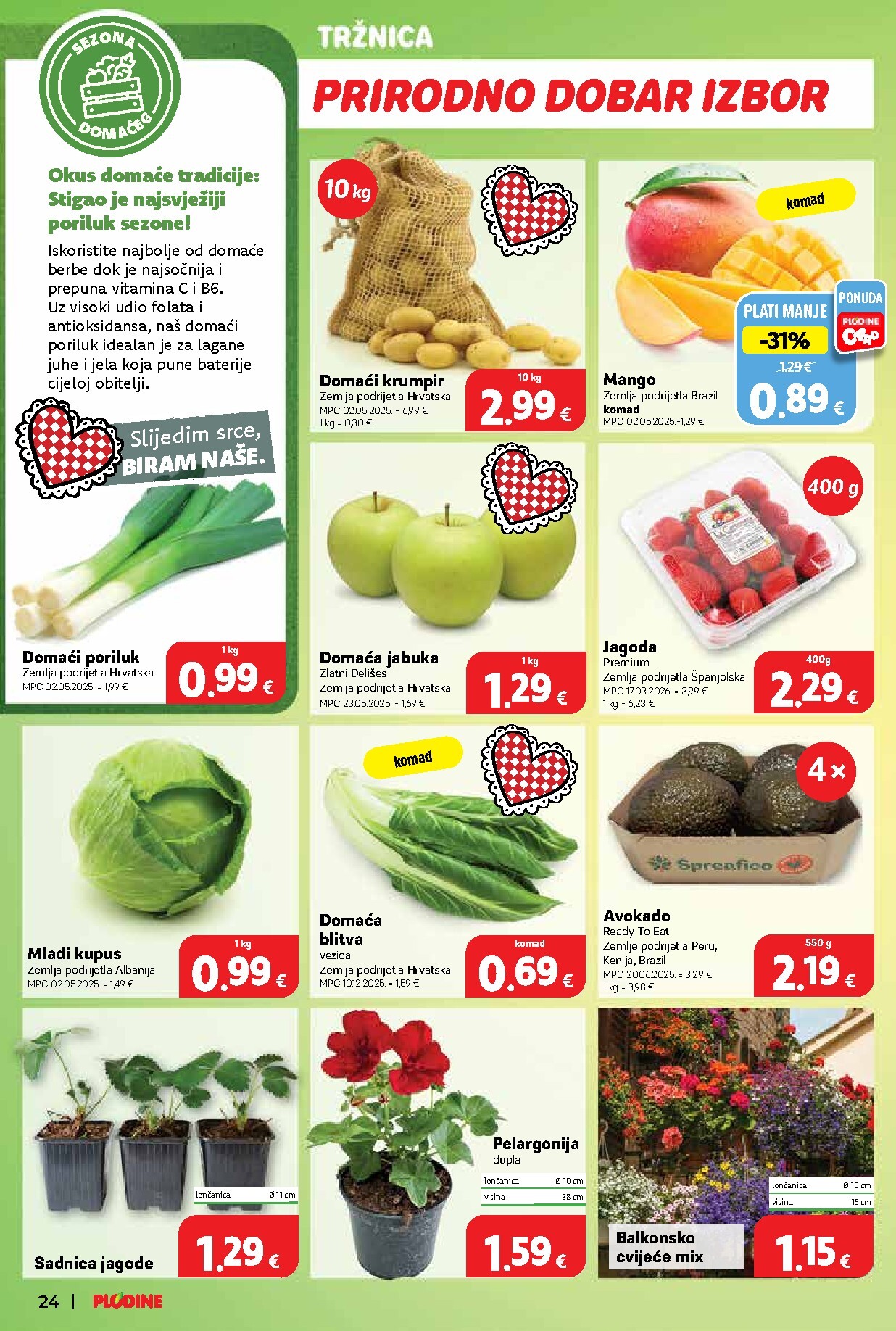 plodine - Prelistajte katalog Plodine, vrijedi od 08.04.2026 do 14.04.2026 - page: 24