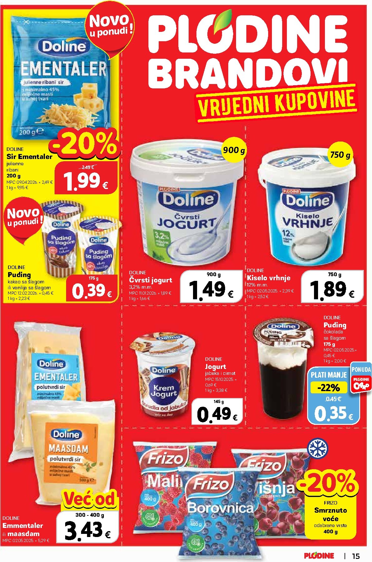 plodine - Plodine letak za sljedeći tjedan od srijede 15.04.2026 do utorka 21.04.2026 - page: 15