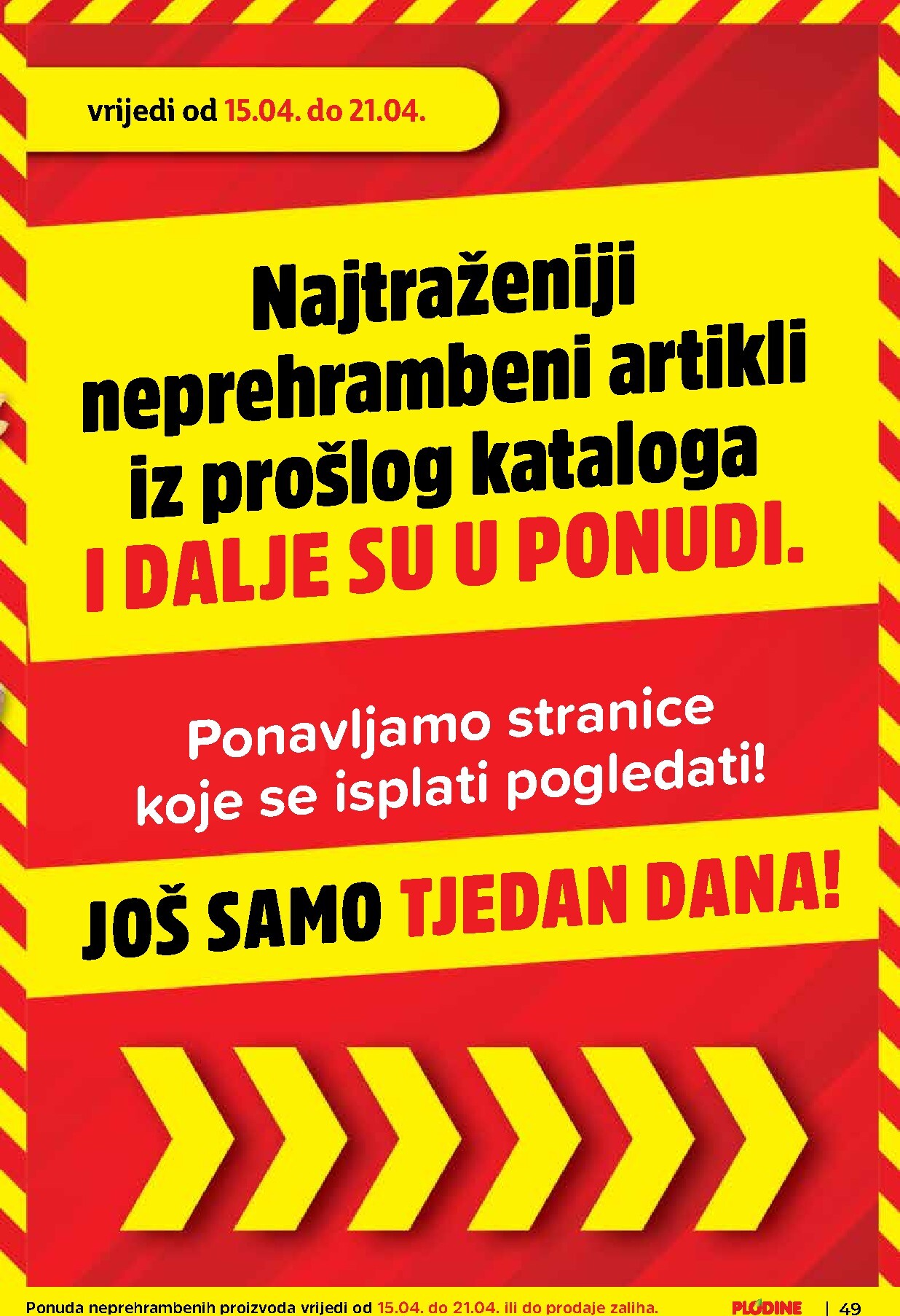 plodine - Plodine letak za sljedeći tjedan od srijede 15.04.2026 do utorka 21.04.2026 - page: 49
