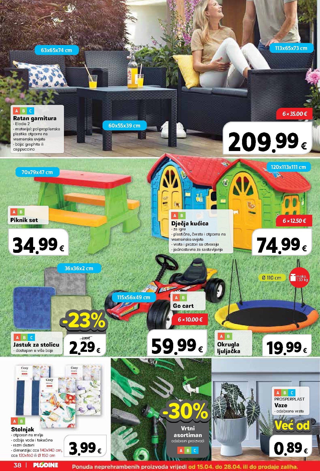 plodine - Plodine letak za sljedeći tjedan od srijede 15.04.2026 do utorka 21.04.2026 - page: 38