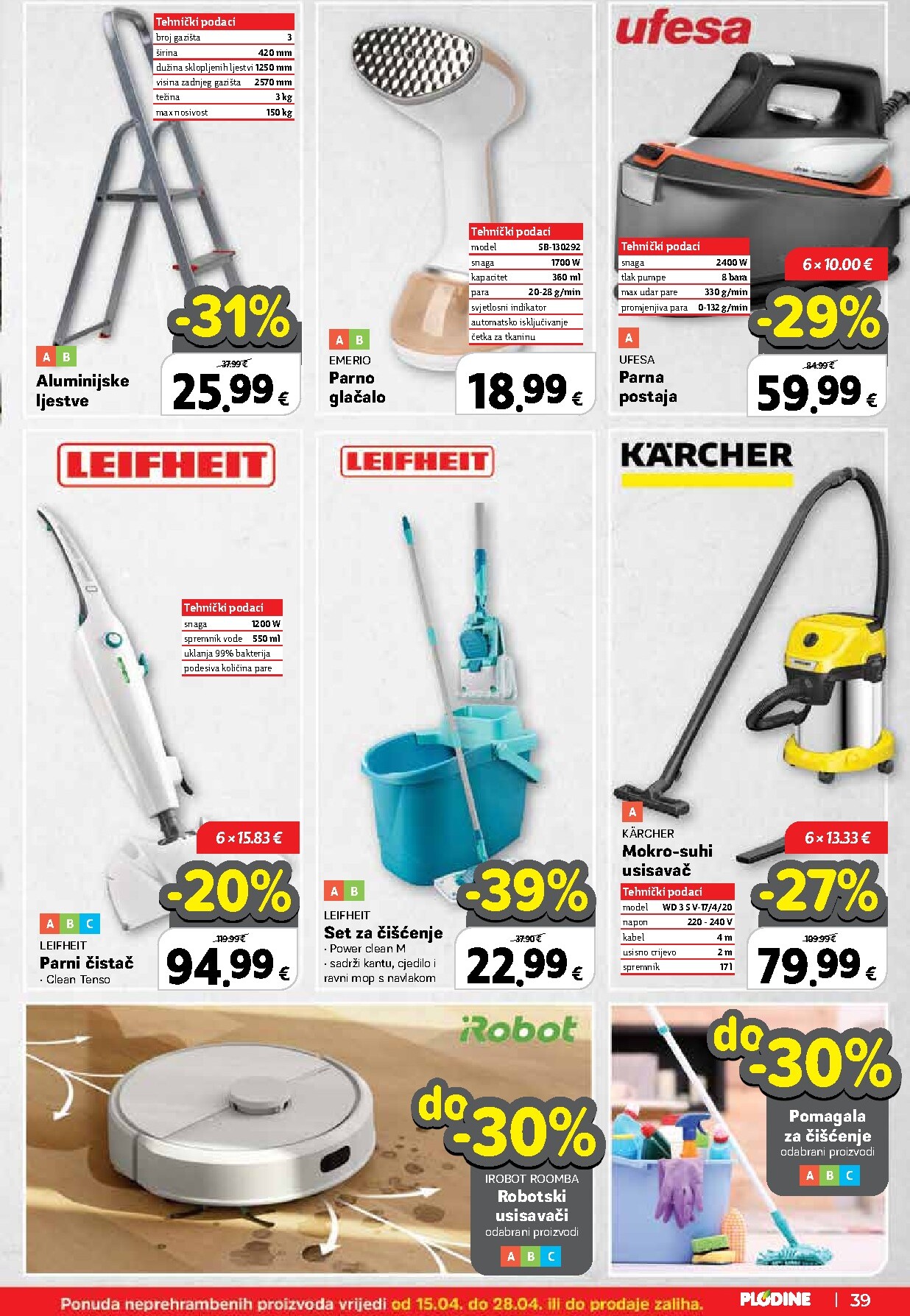 plodine - Plodine letak za sljedeći tjedan od srijede 15.04.2026 do utorka 21.04.2026 - page: 39