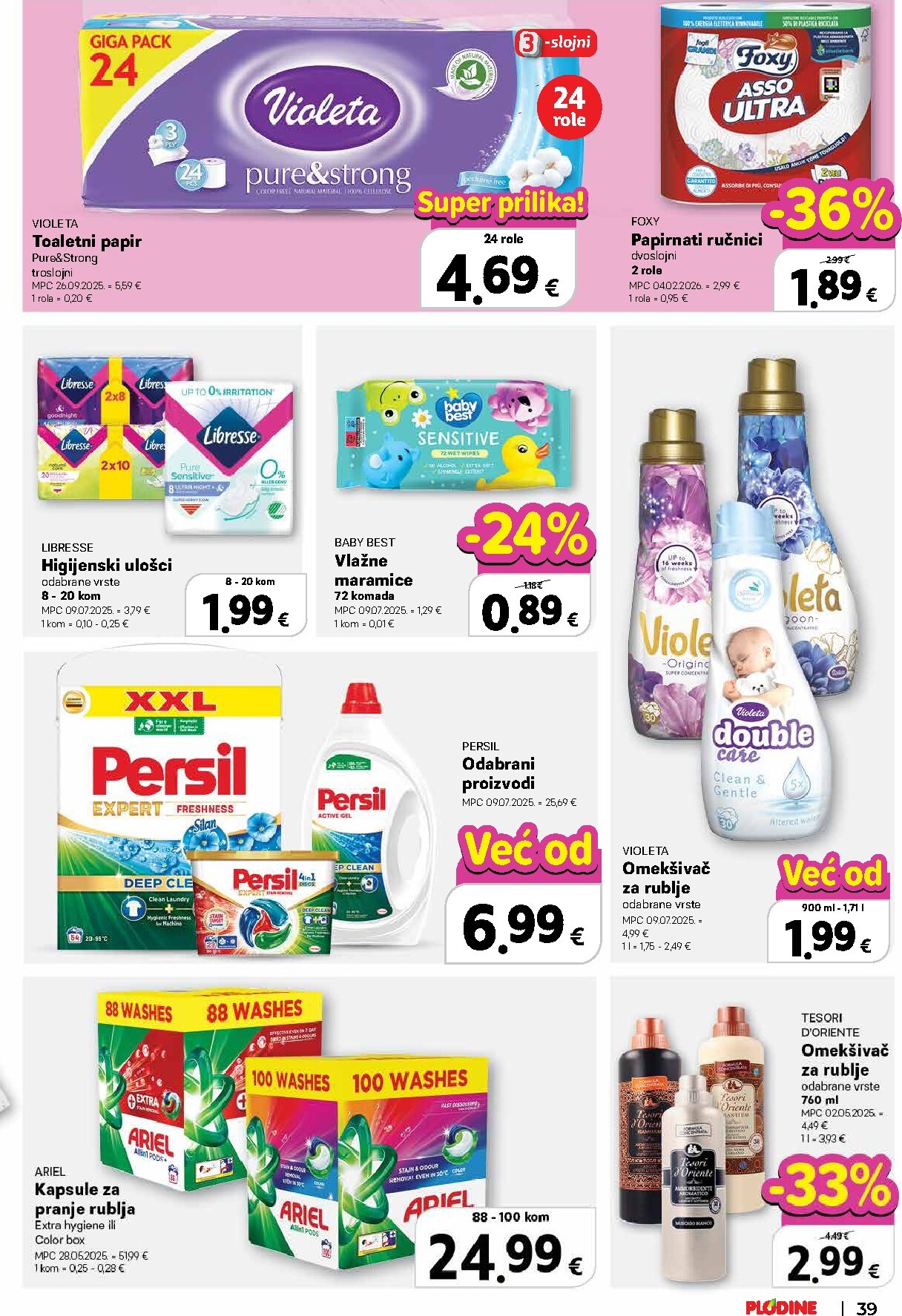 plodine - Plodine letak za sljedeći tjedan od srijede 22.04.2026 do utorka 28.04.2026 - page: 39