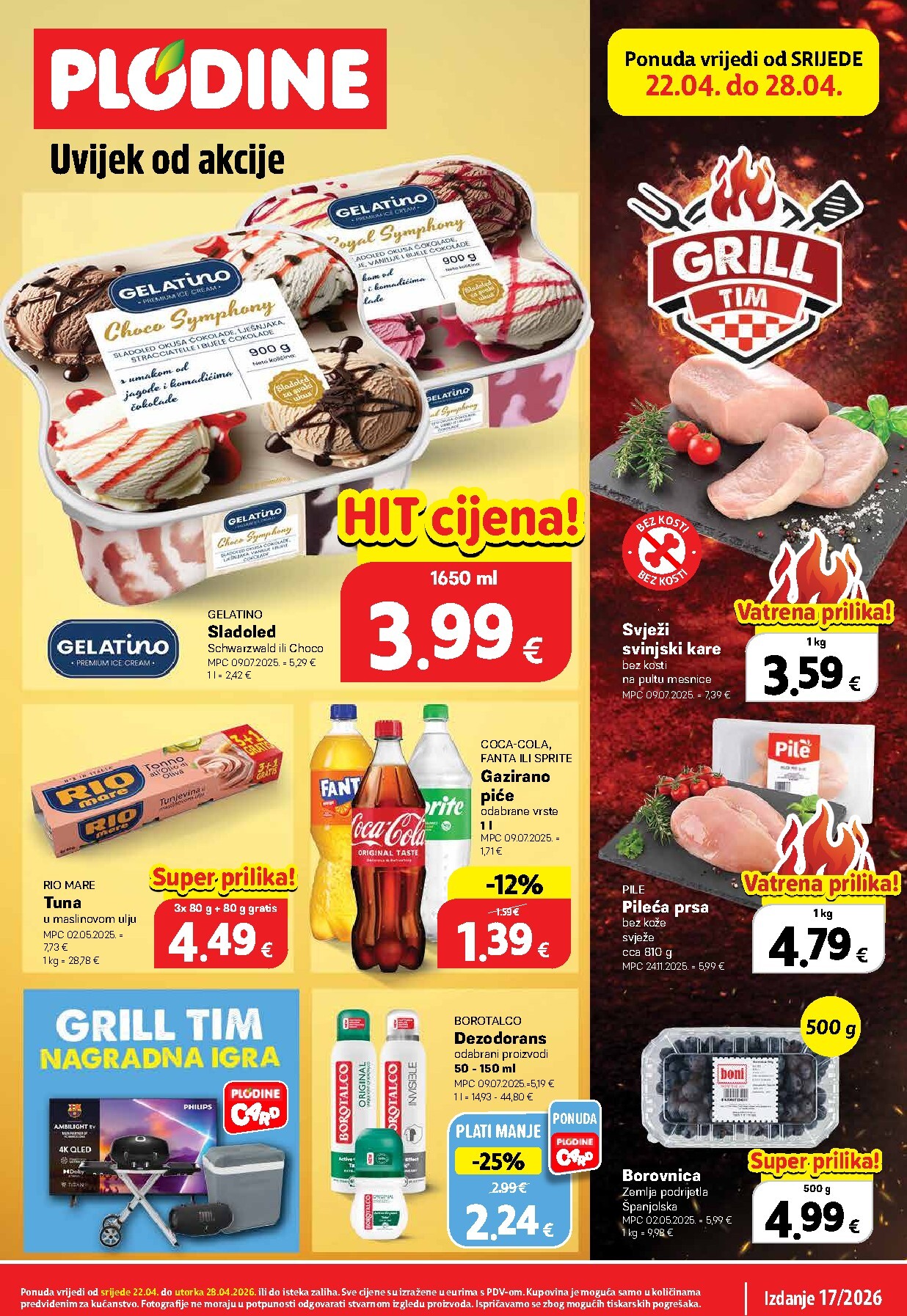 plodine - Plodine letak za sljedeći tjedan od srijede 22.04.2026 do utorka 28.04.2026