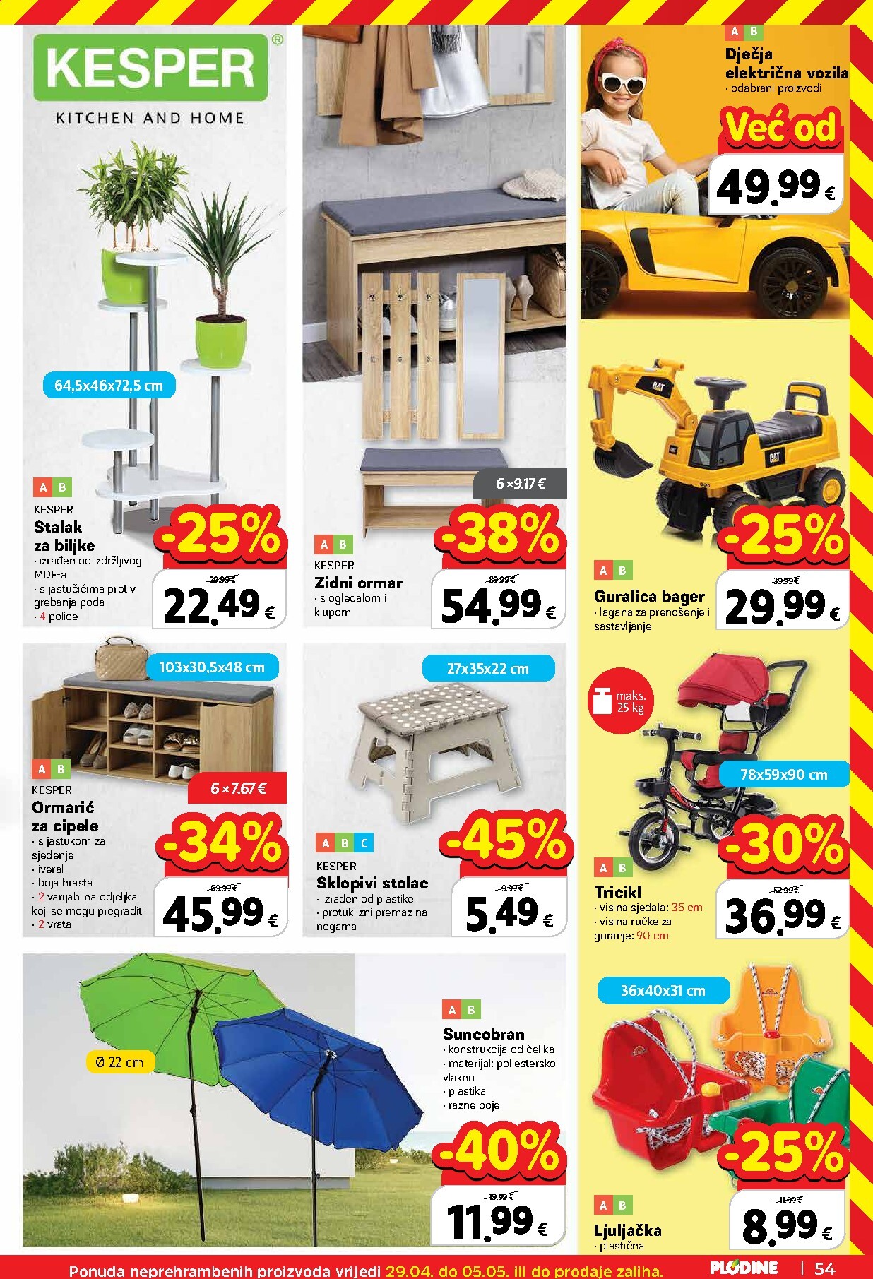 plodine - Plodine letak za sljedeći tjedan od srijede 29.04.2026 do utorka 05.05.2026 - page: 54