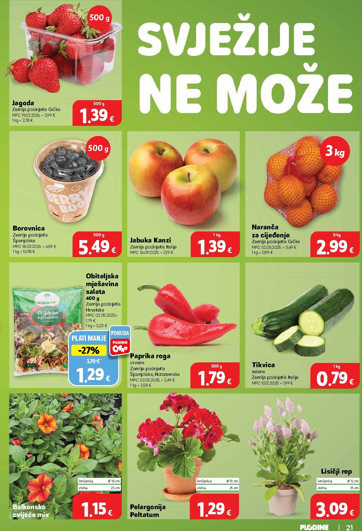 plodine - Plodine letak za sljedeći tjedan od srijede 29.04.2026 do utorka 05.05.2026 - page: 21