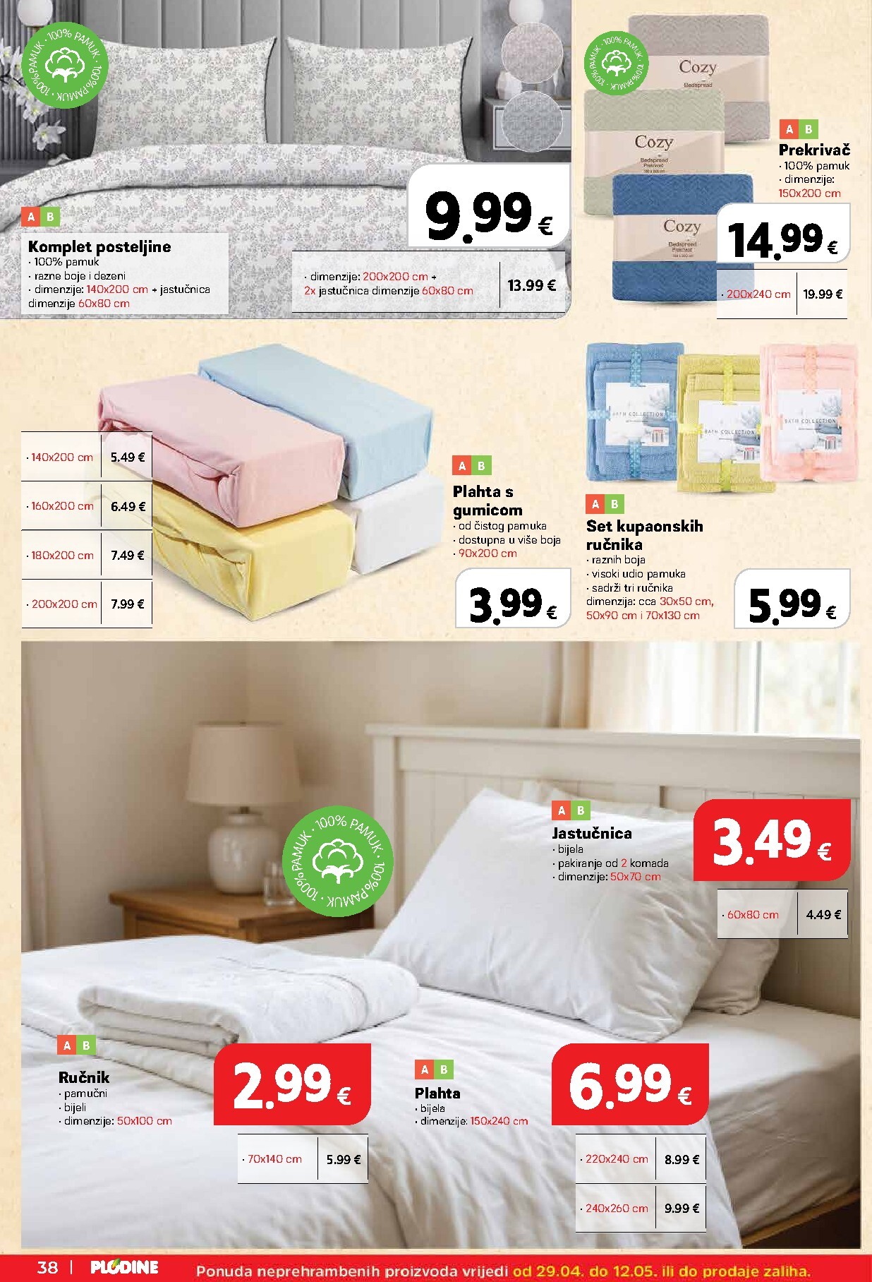 plodine - Plodine letak za sljedeći tjedan od srijede 29.04.2026 do utorka 05.05.2026 - page: 38