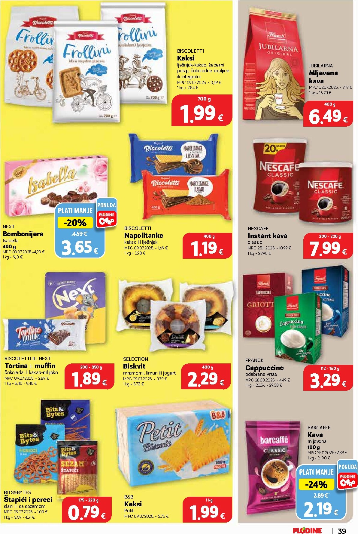 plodine - Plodine - Drniš letak za sljedeći tjedan od srijede 29.04.2026 do utorka 05.05.2026 - page: 39