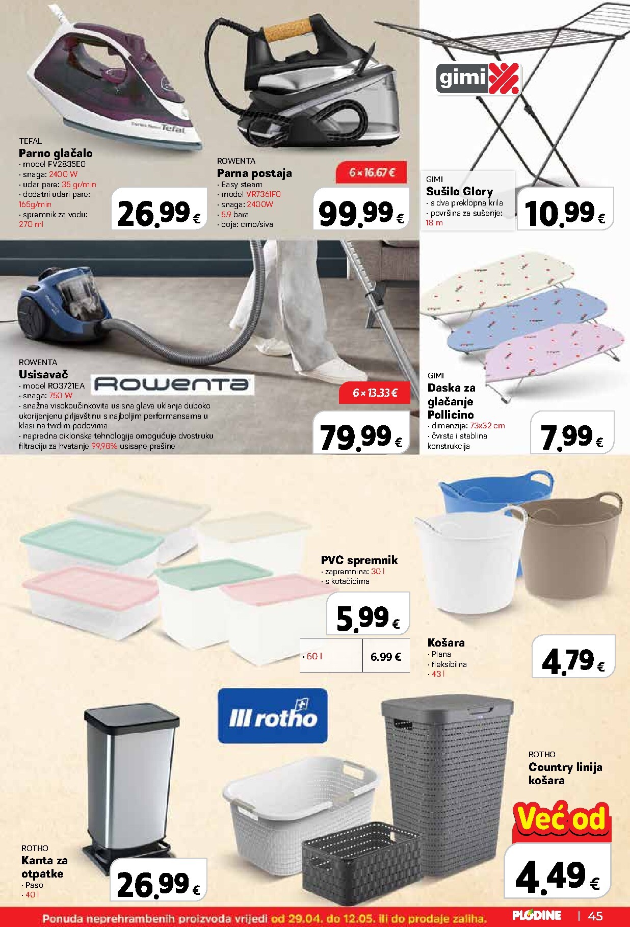 plodine - Plodine - Drniš letak za sljedeći tjedan od srijede 29.04.2026 do utorka 05.05.2026 - page: 45