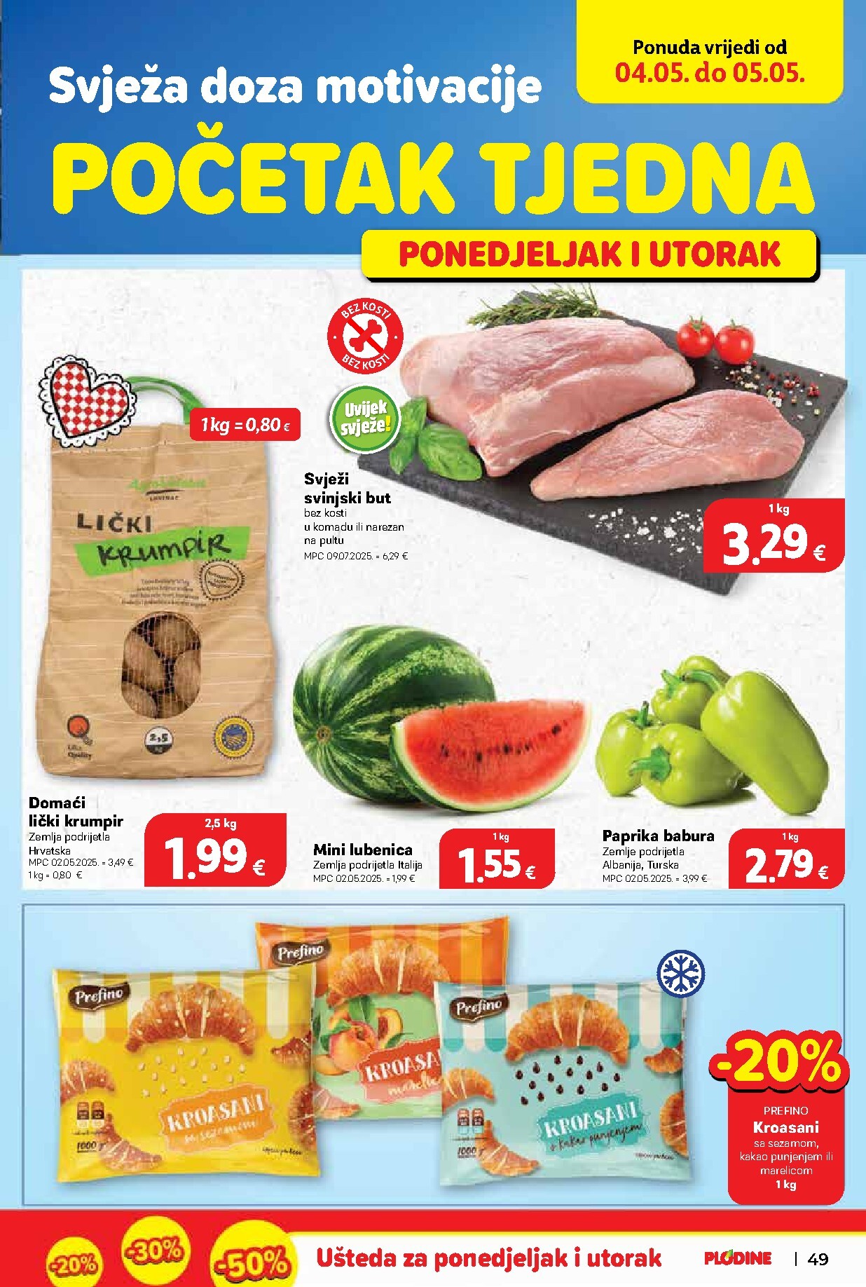 plodine - Plodine - Drniš letak za sljedeći tjedan od srijede 29.04.2026 do utorka 05.05.2026 - page: 49