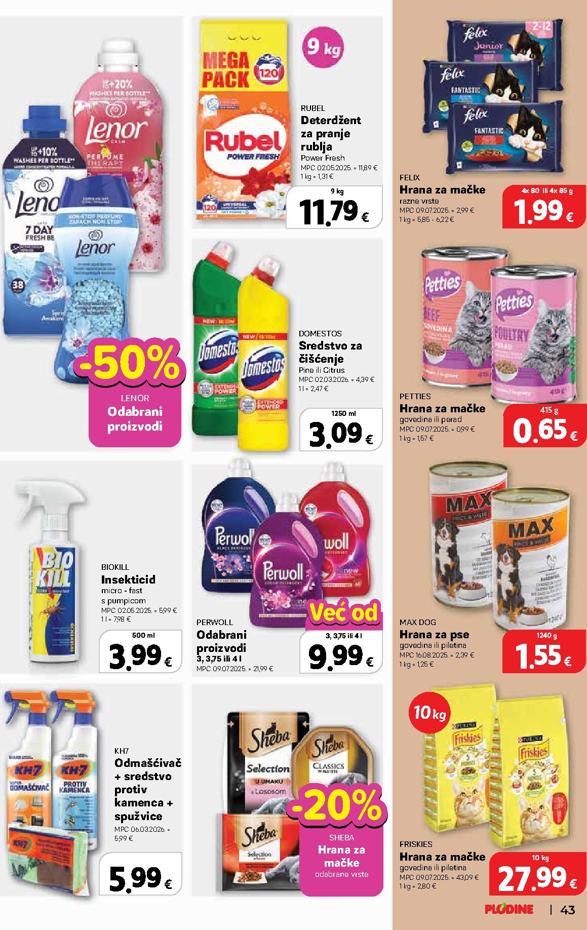 plodine - Plodine - Drniš letak za sljedeći tjedan od srijede 29.04.2026 do utorka 05.05.2026 - page: 43