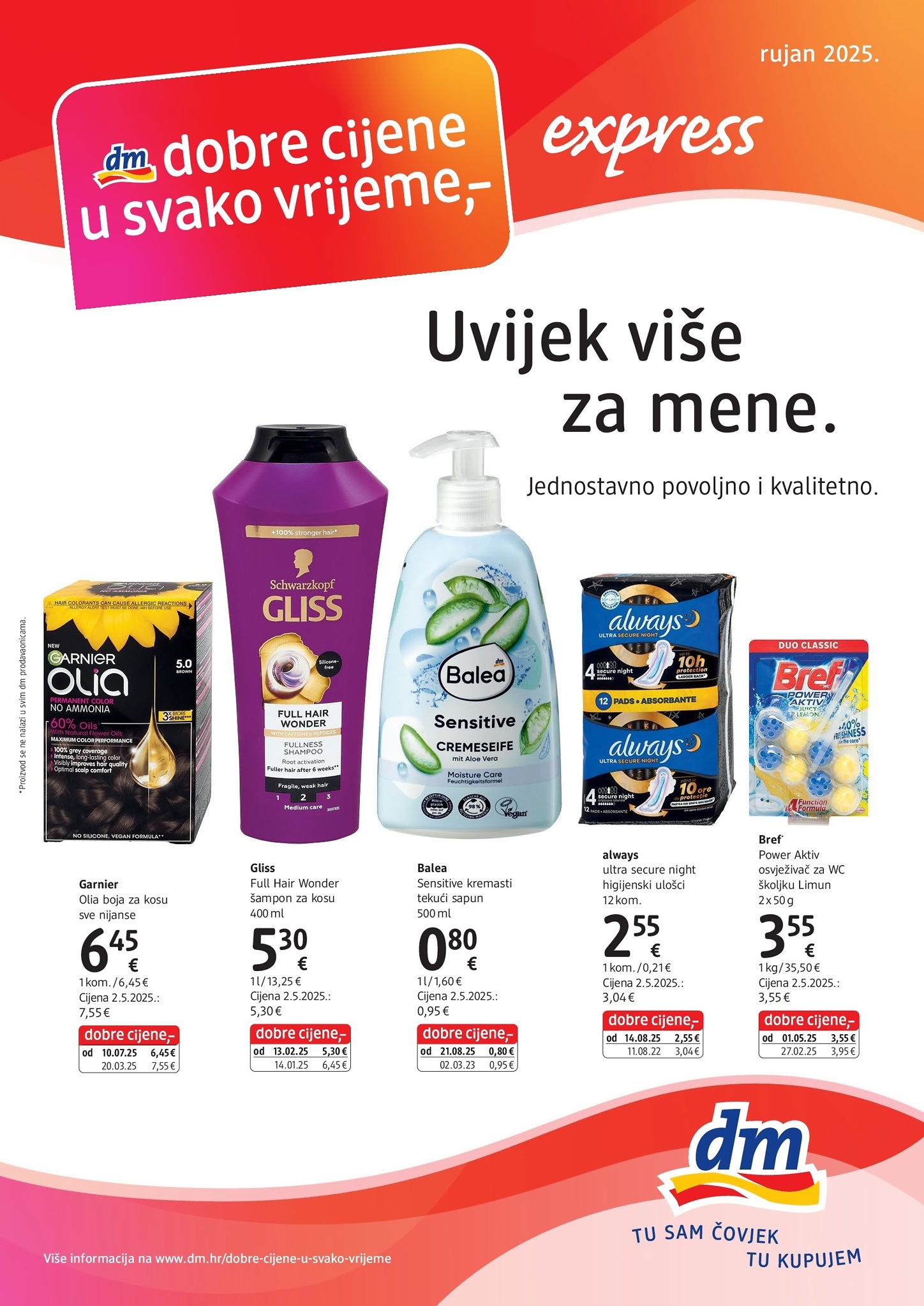 dm - Prelistajte katalog dm - Katalog Express, vrijedi od 16.09. do 30.09.